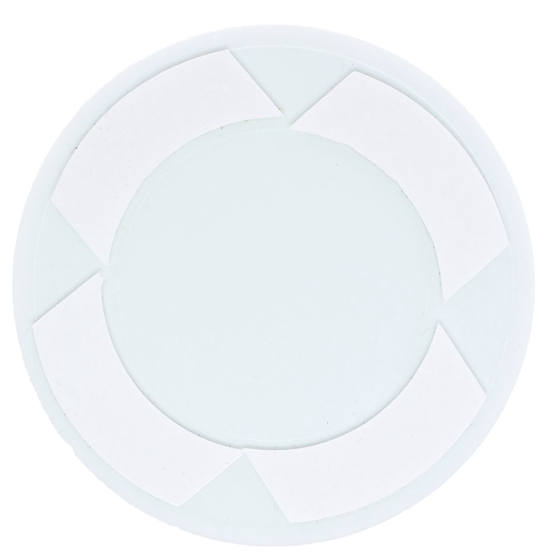 slide 6 of 6, RELIABILT 3-1/4-in White Wall protector Door Stop, 1 ct