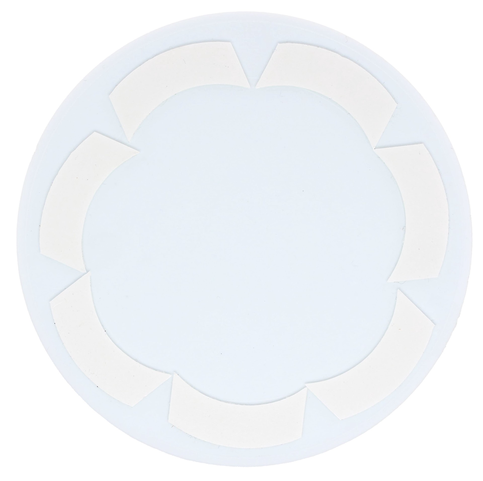 slide 6 of 6, RELIABILT 5-in White Wall protector Door Stop, 1 ct