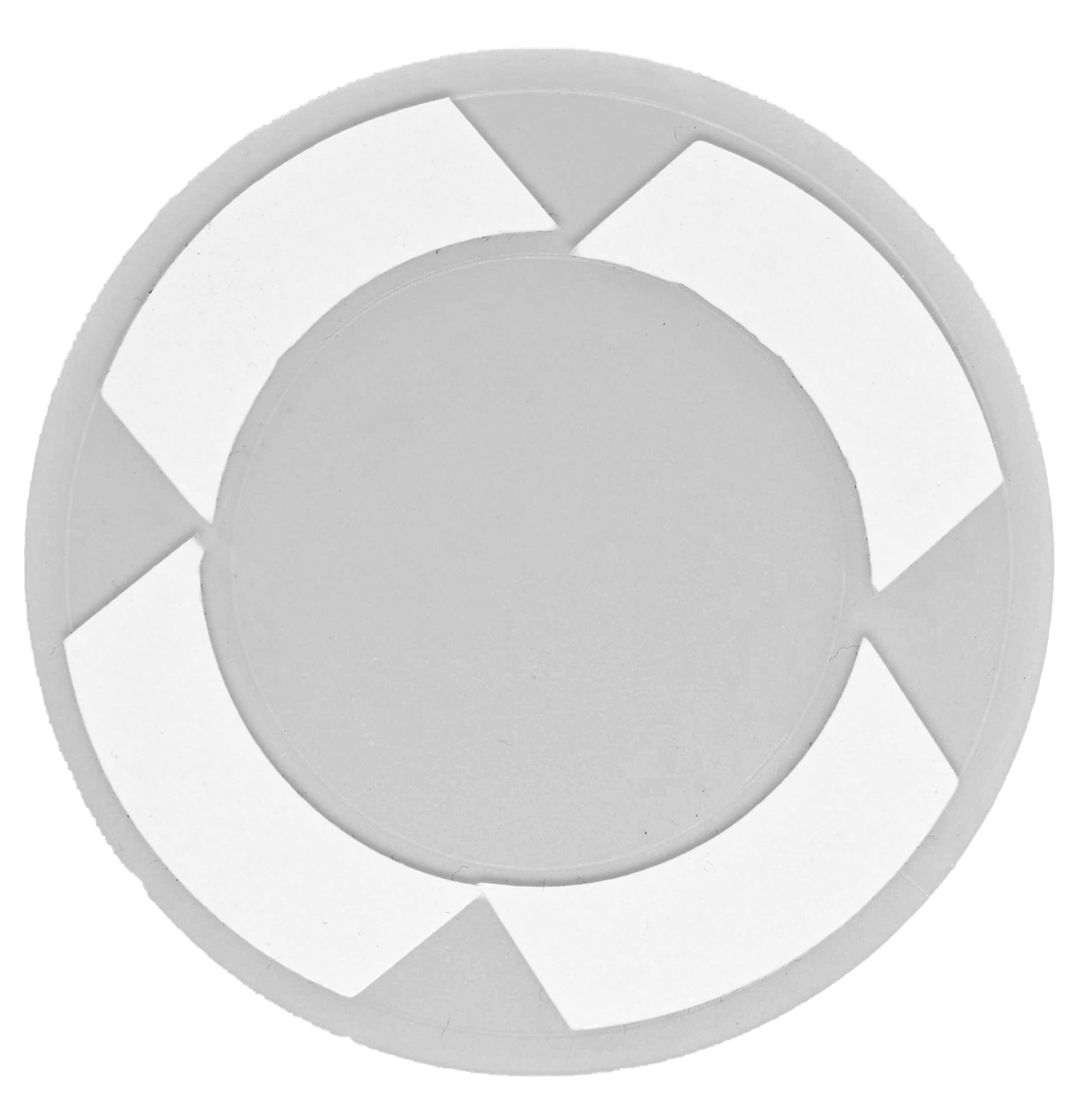 slide 6 of 6, RELIABILT 5-in Grey Wall protector Door Stop, 1 ct