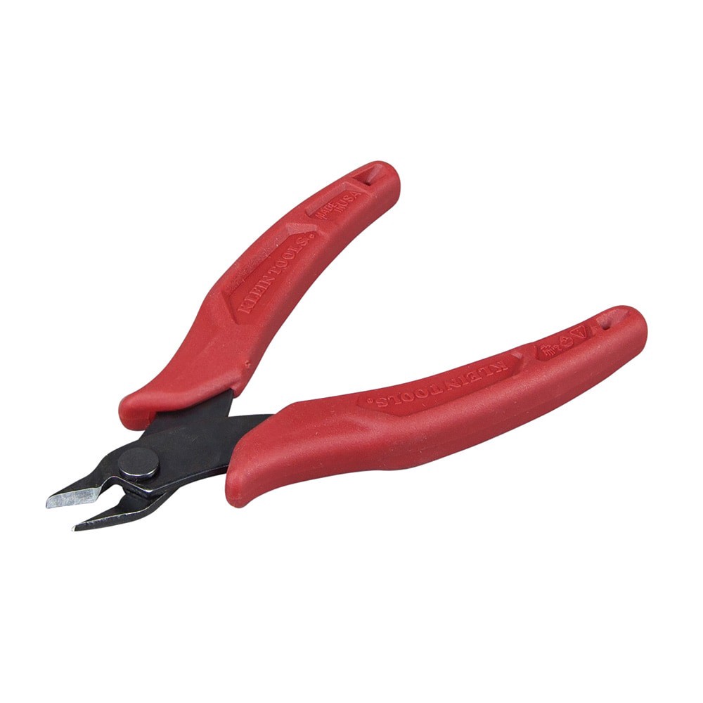 slide 2 of 6, Klein Tools Diagonal Cutting Pliers, Flush Cutter, Lightweight, 5-Inch, 1 ct