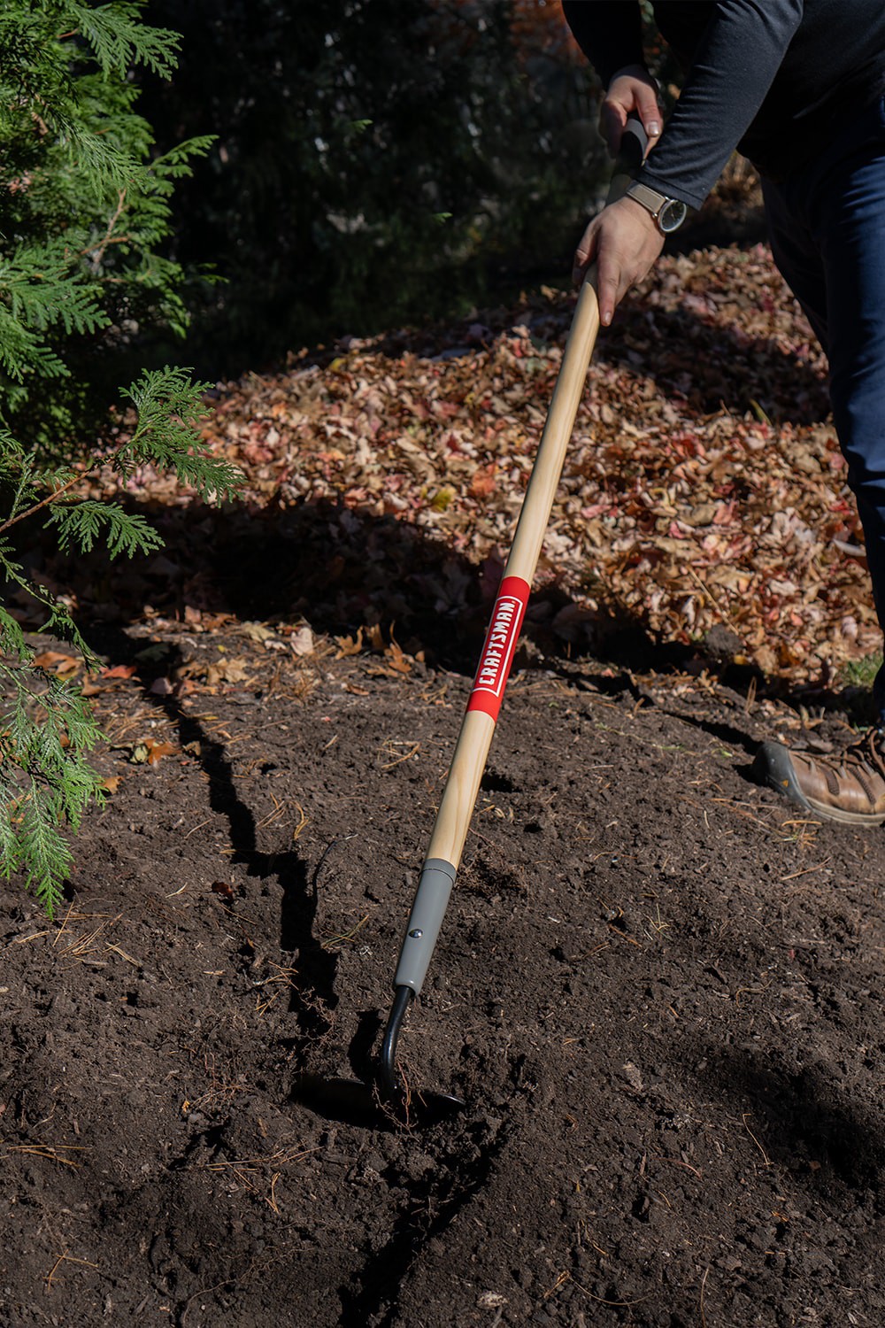 slide 5 of 6, CRAFTSMAN 54.118-in Wood Garden Hoe, 1 ct