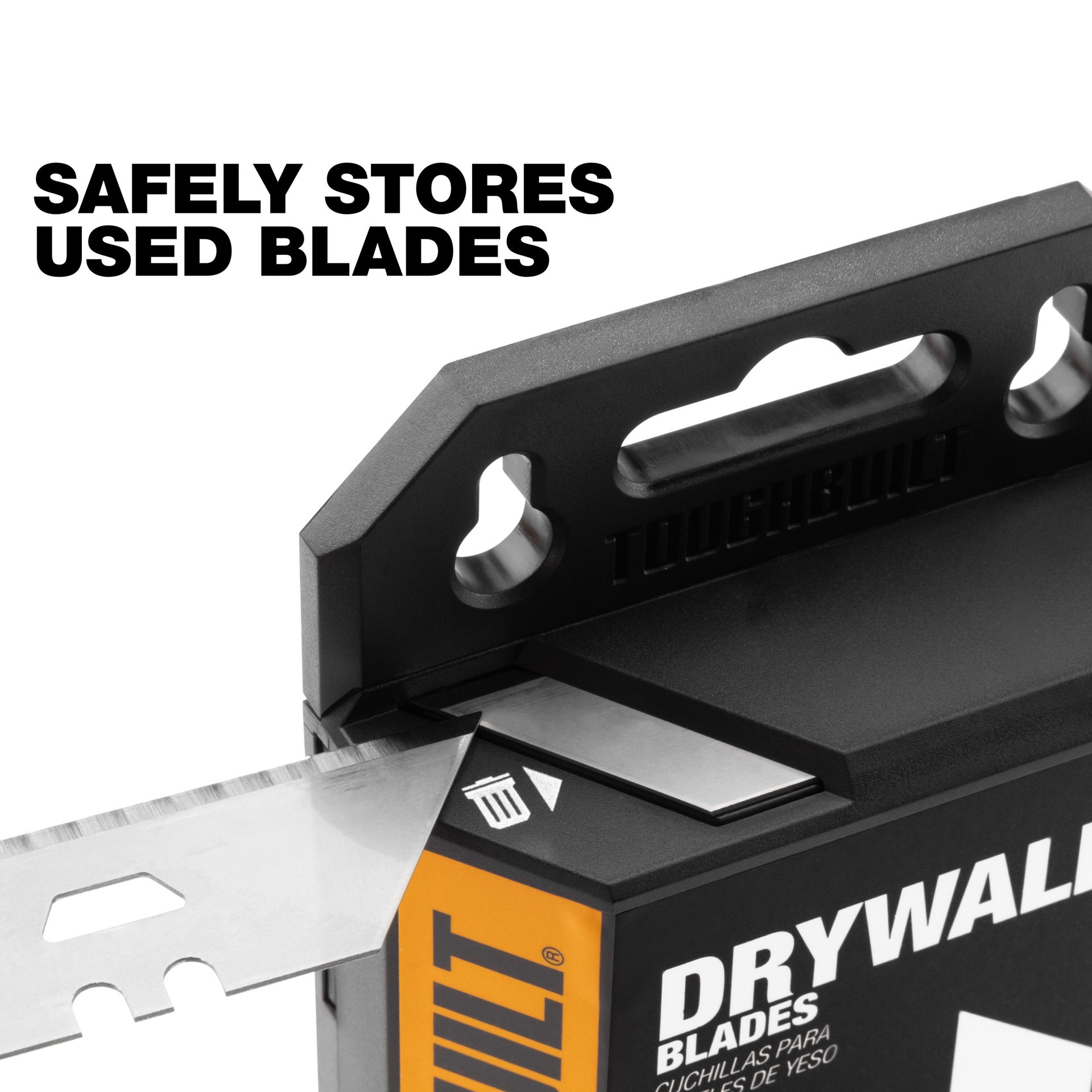 slide 5 of 6, TOUGHBUILT Drywall Carbon steel Utility Razor Blade ( 50 -Pack ), 1 ct