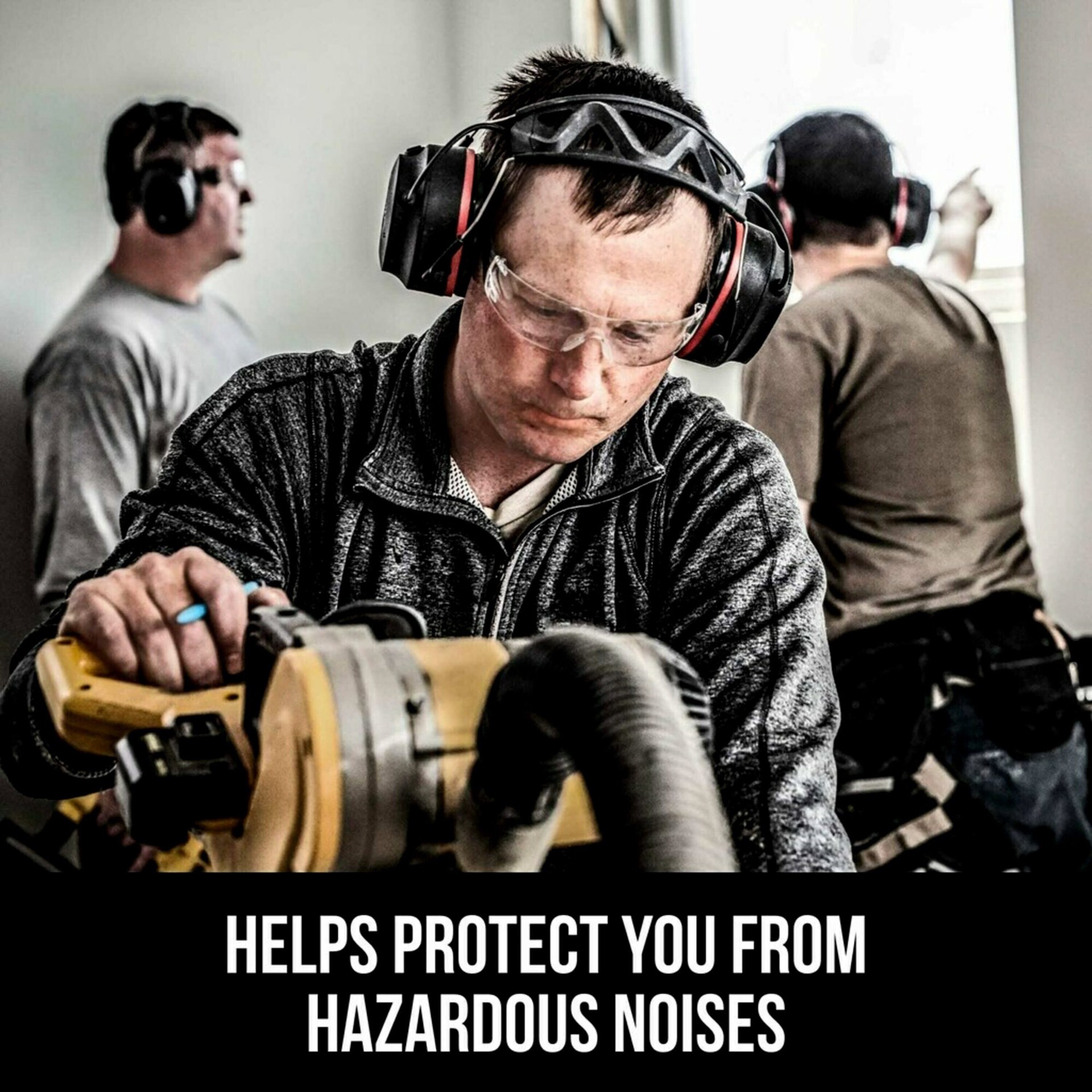 slide 6 of 6, 3M Reusable Cordless Hearing Protection Earmuffs Bluetooth Compatibility 25 dB Noise Reduction Rating, 1 ct