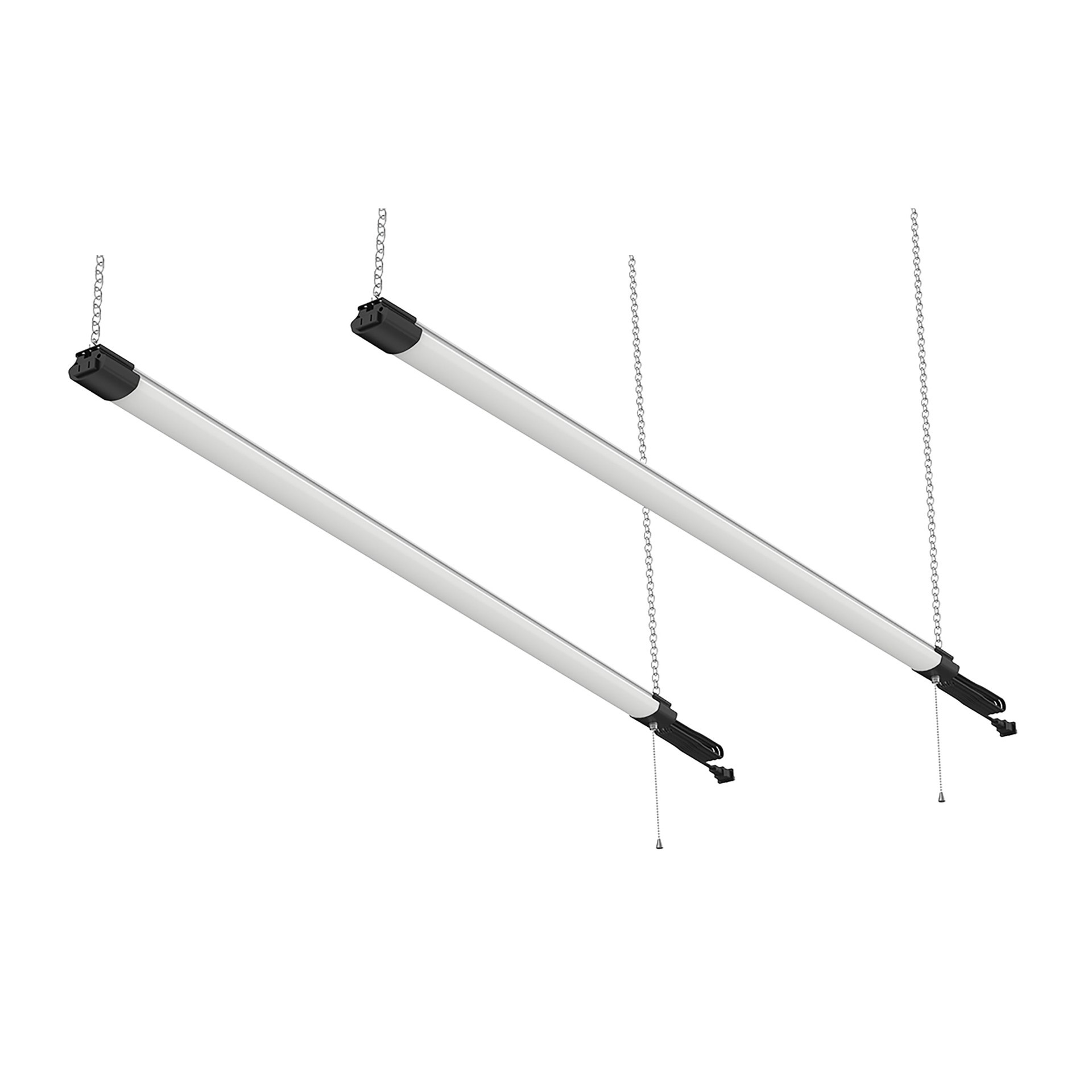 slide 1 of 5, Utilitech 4-ft 4000 Lumens White Cool White LED Linear Garage Shop Light 2 -Pack, 1 ct