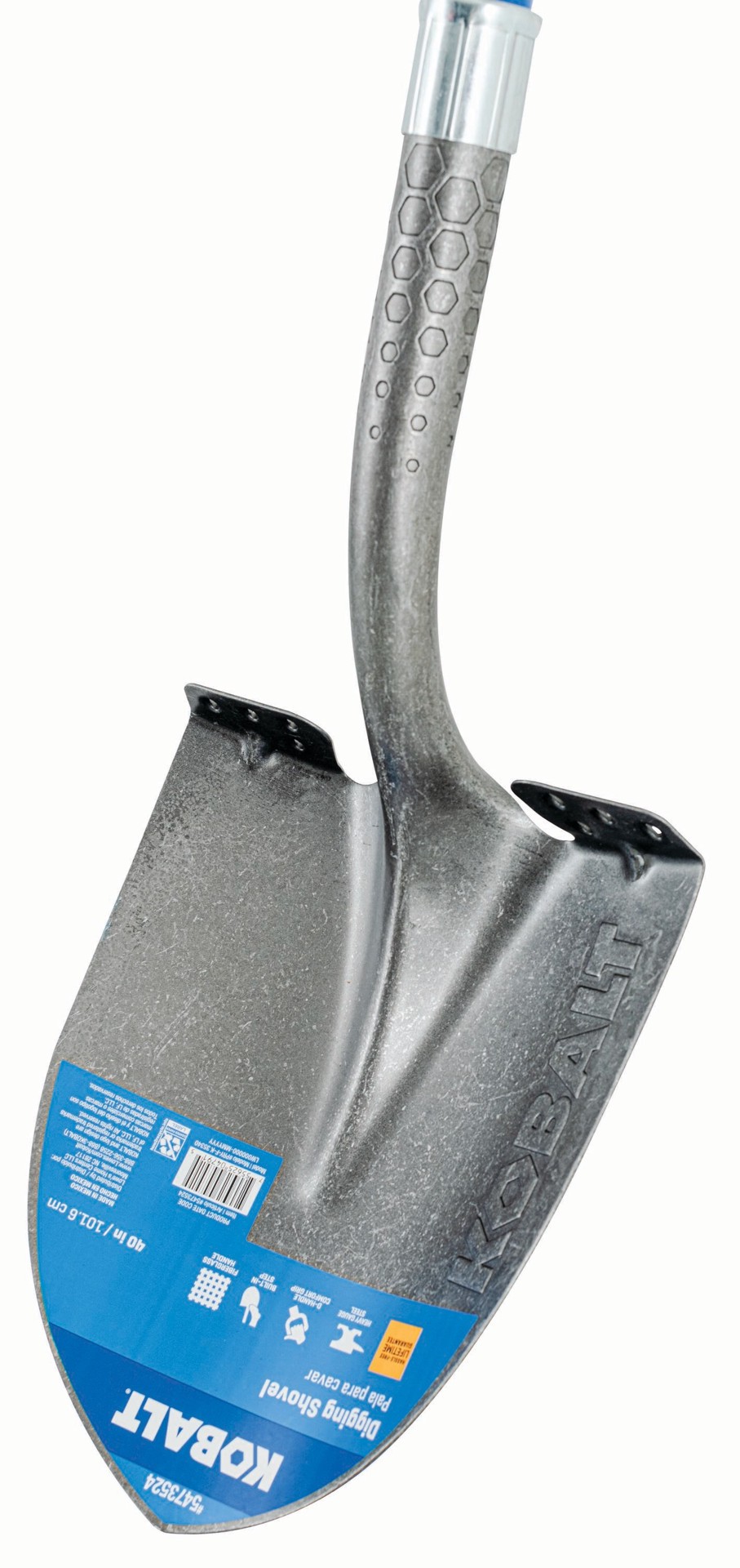 slide 2 of 6, Kobalt 20.5-in Fiberglass D-Handle Digging shovel, 1 ct