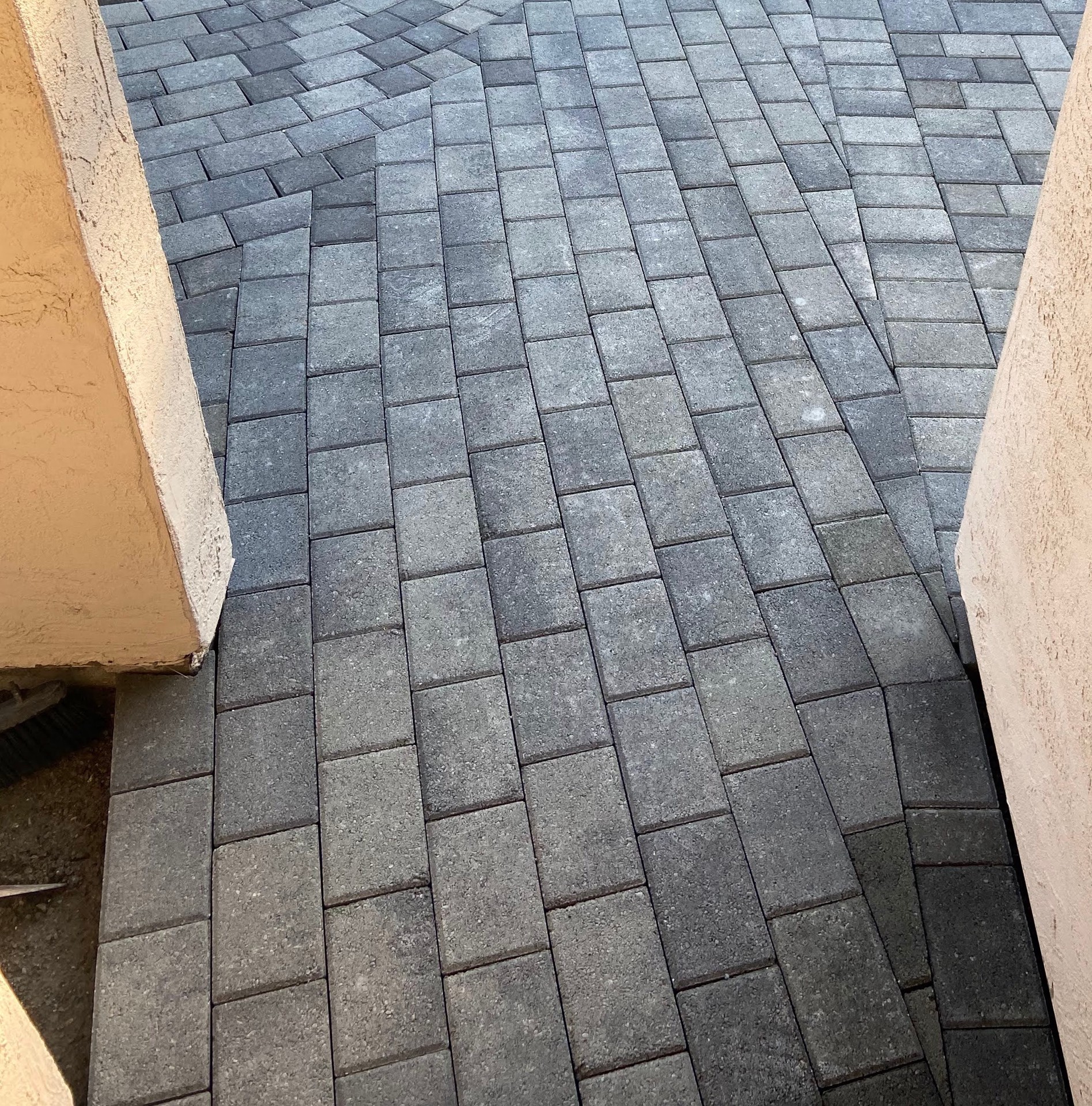 slide 2 of 6, CastleLite 5-in L x 8-in W x 2-in H Rectangle Gray/Charcoal Concrete Paver, 1 ct