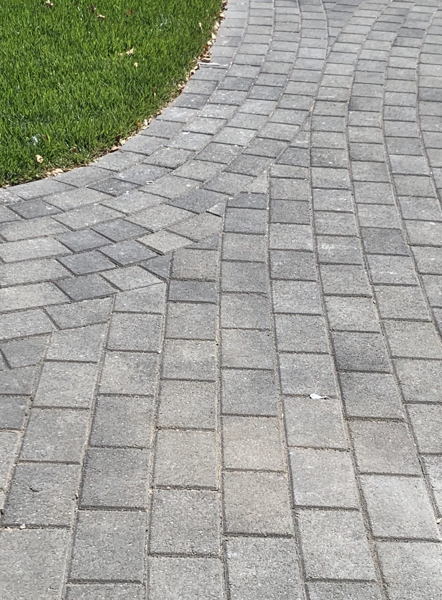 slide 5 of 6, CastleLite 5-in L x 8-in W x 2-in H Rectangle Gray/Charcoal Concrete Paver, 1 ct