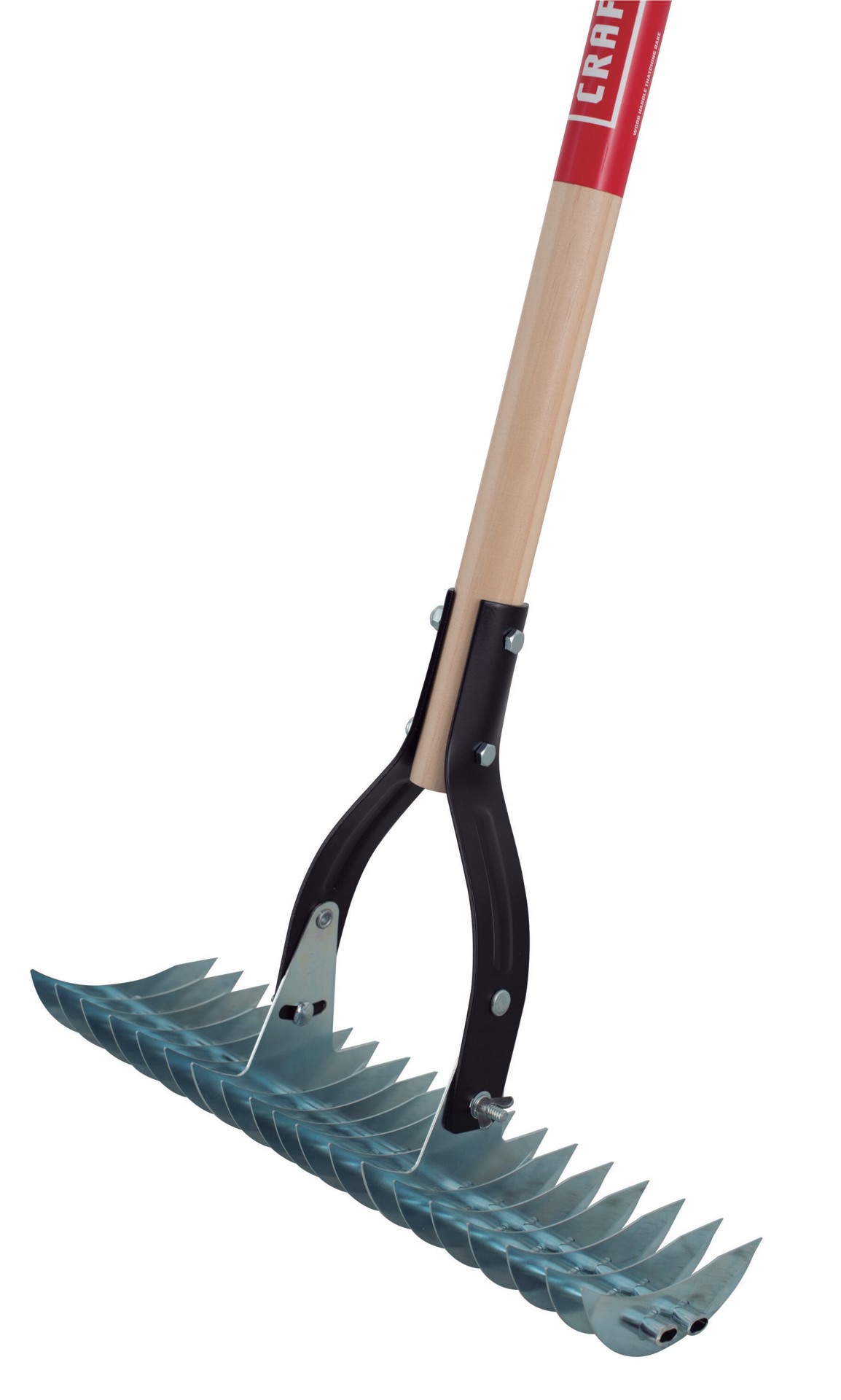 slide 5 of 6, CRAFTSMAN 54.118-in L Wood Steel Garden Rake, 1 ct