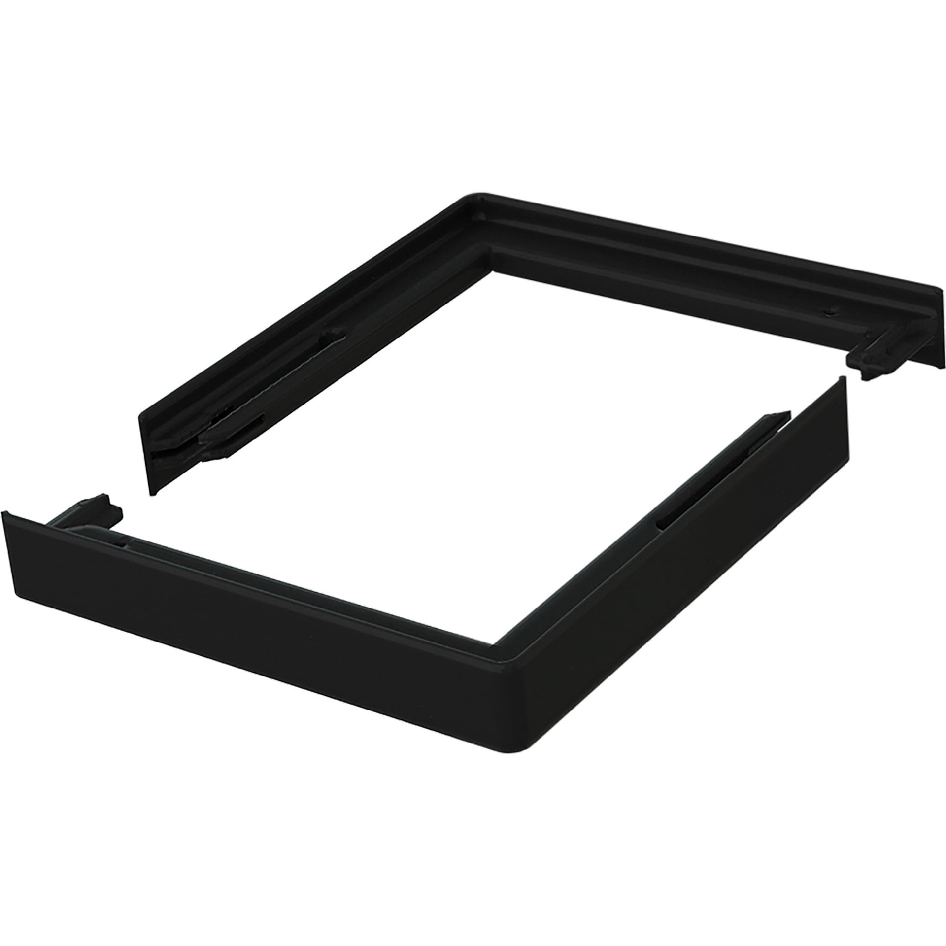 slide 1 of 4, L.J. Smith Stair Systems 3.2677-in x 3.2677-in Black Stair Newel Post Installation kit, 1 ct