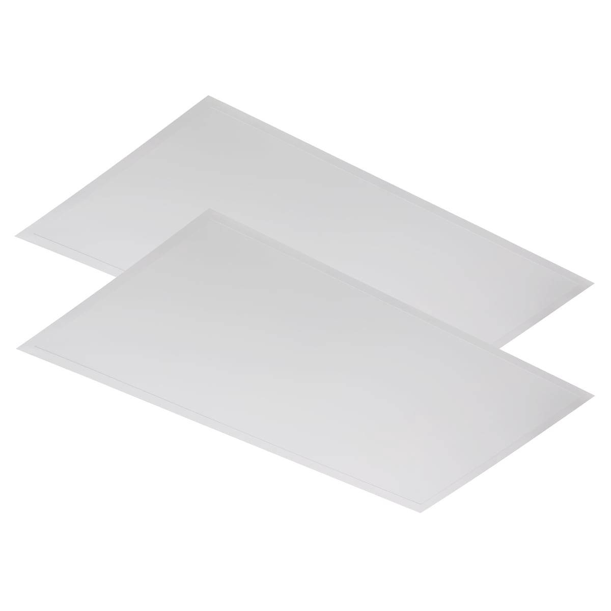 slide 1 of 6, Utilitech 2 -Pack 4-ft x 2-ft Cool White LED Panel Light, 1 ct