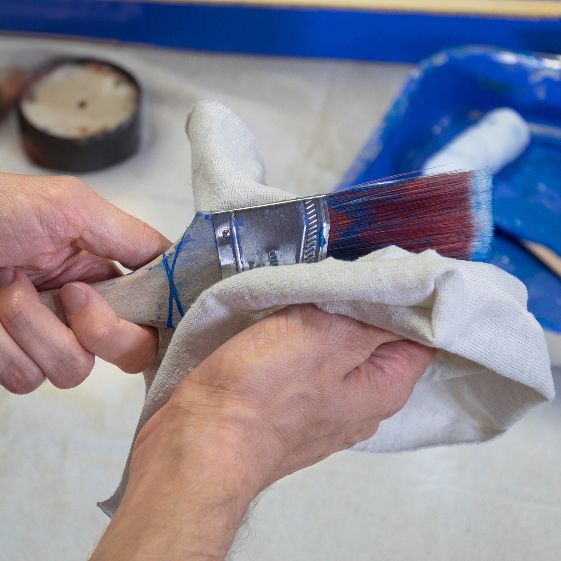 slide 5 of 6, Project Source Paint Rags 10 -Pack Cotton Cloth, 1 ct