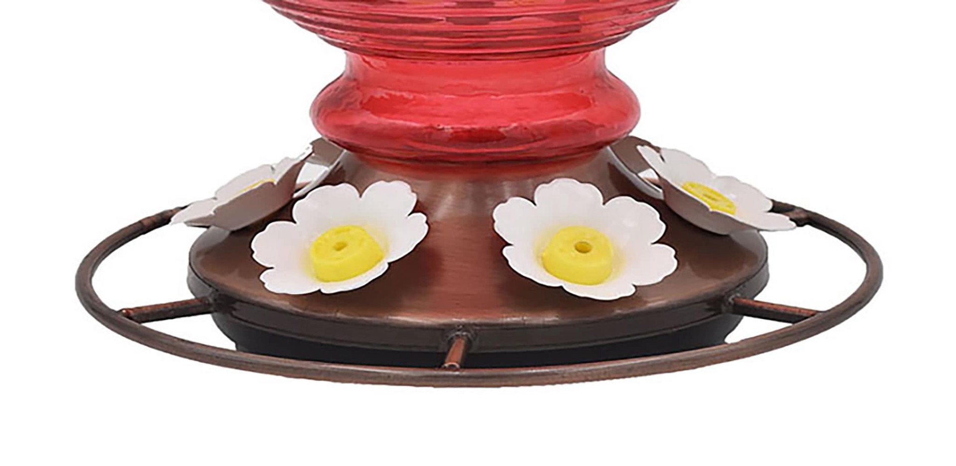 slide 4 of 6, Style Selections Glass Hanging Hummingbird Hummingbird feeder - 30-oz, 1 ct