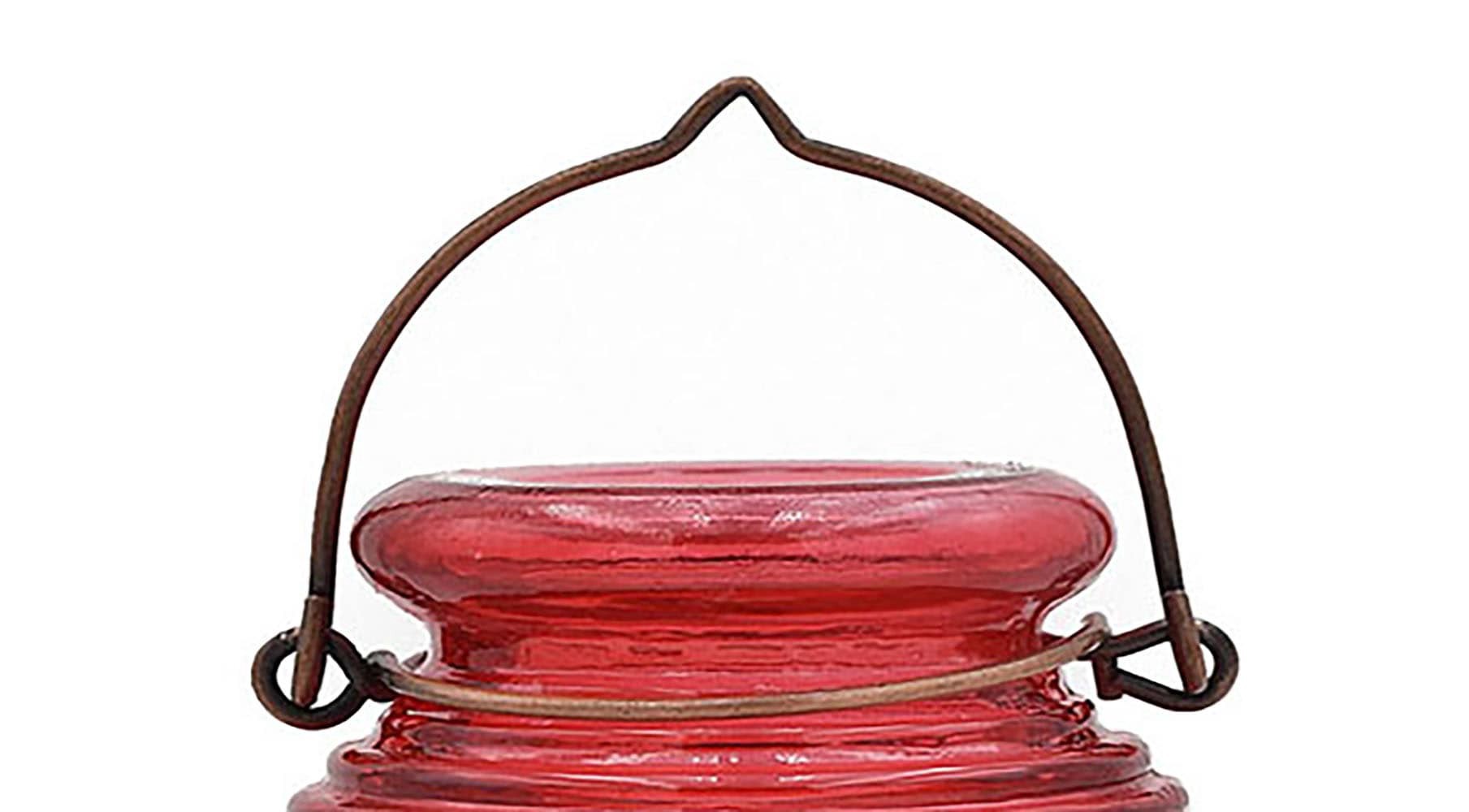 slide 5 of 6, Style Selections Glass Hanging Hummingbird Hummingbird feeder - 30-oz, 1 ct