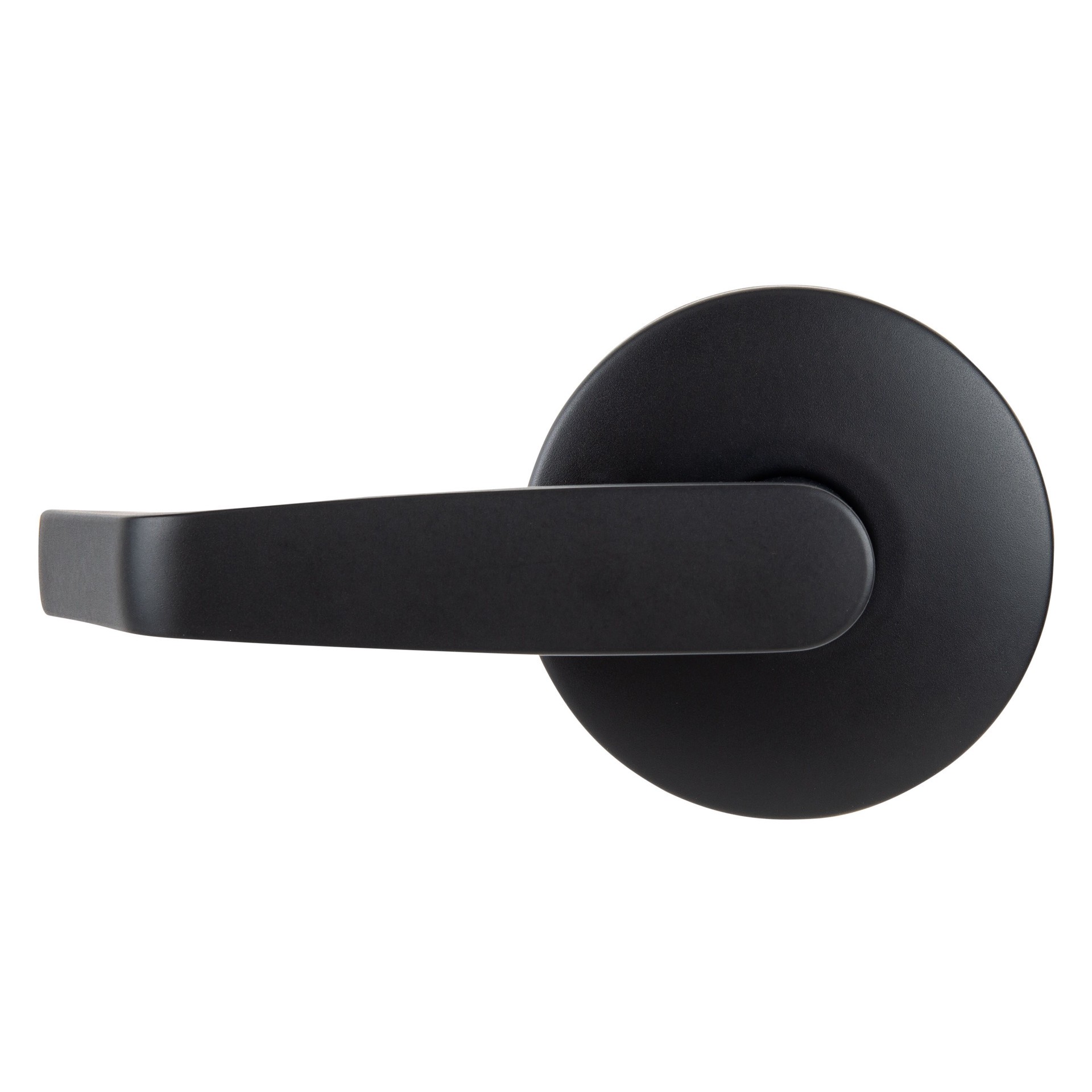 slide 5 of 6, BRINKS COMMERCIAL Heavy Duty Commercial Lever Matte Black Interior or Hall/Closet Passage Door Handle, 1 ct