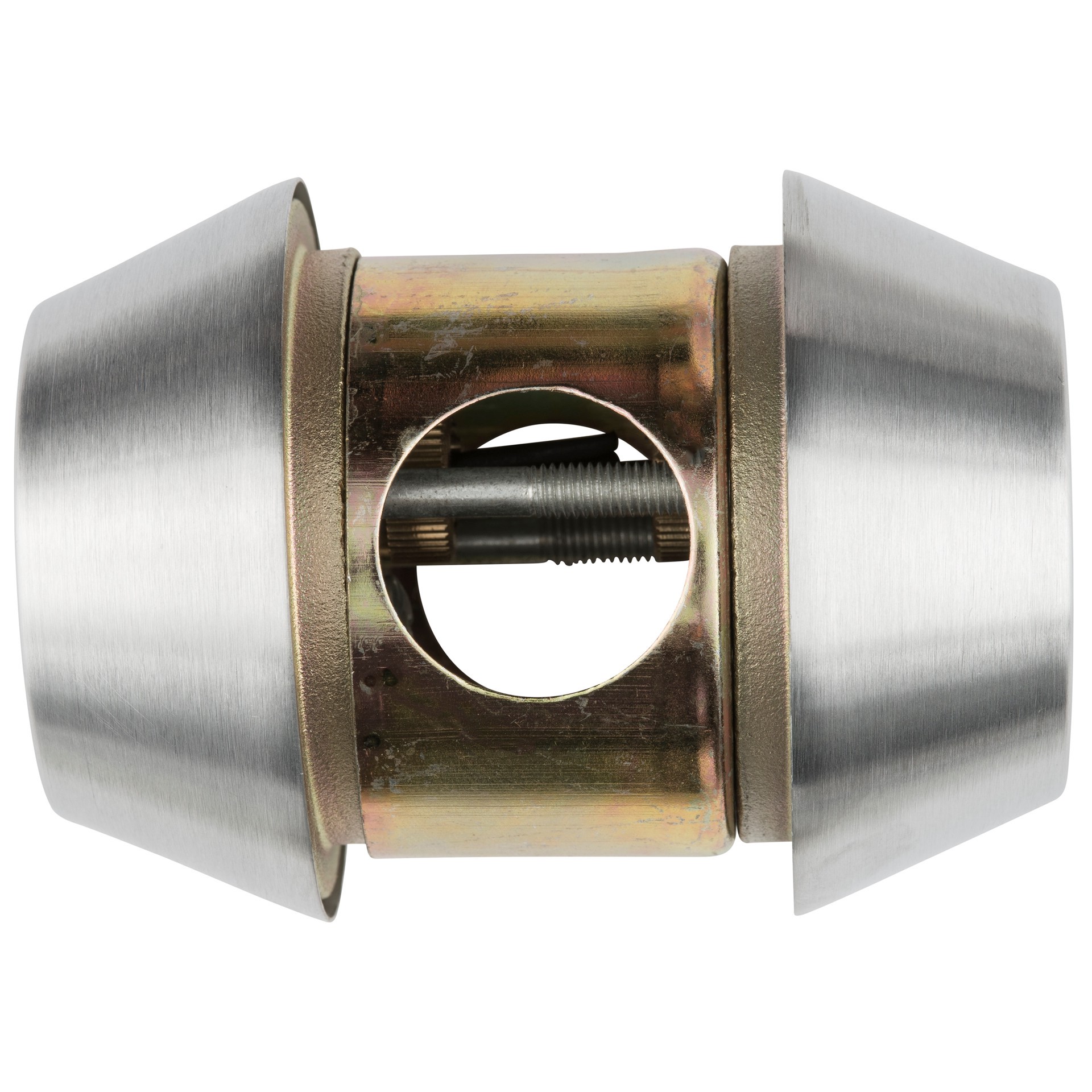 slide 4 of 6, BRINKS COMMERCIAL Industrial Duty Commercial Commercial Satin Chrome Double Cylinder Deadbolt, 1 ct