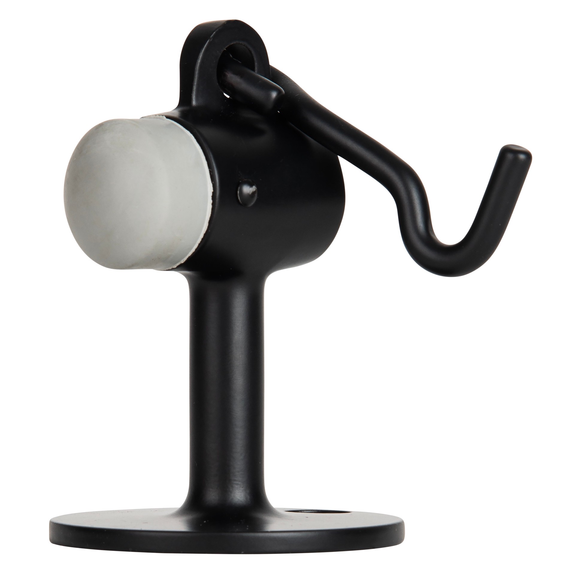 slide 6 of 6, BRINKS COMMERCIAL 2-1/2-in Black Floor Door Stop, 1 ct