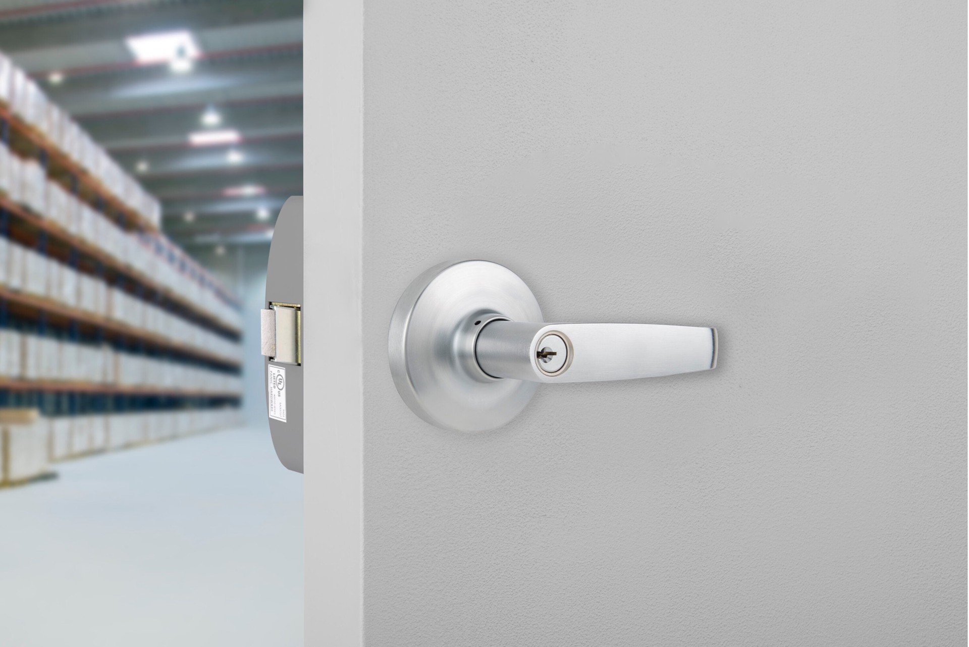 slide 6 of 6, BRINKS COMMERCIAL Industrial Duty 32-in Die-cast zinc Field reversible Exit device trim, 1 ct