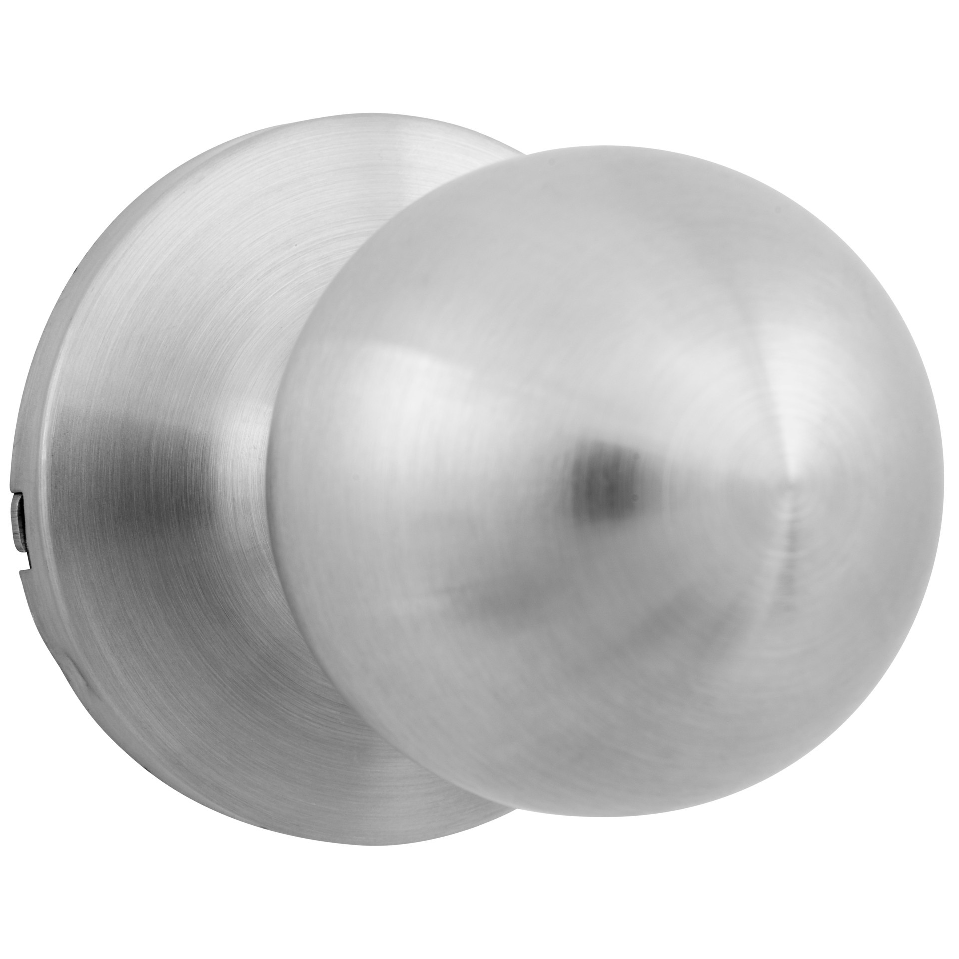 slide 2 of 6, BRINKS COMMERCIAL Satin Chrome Interior Hall/Closet Passage Door Knob, 1 ct