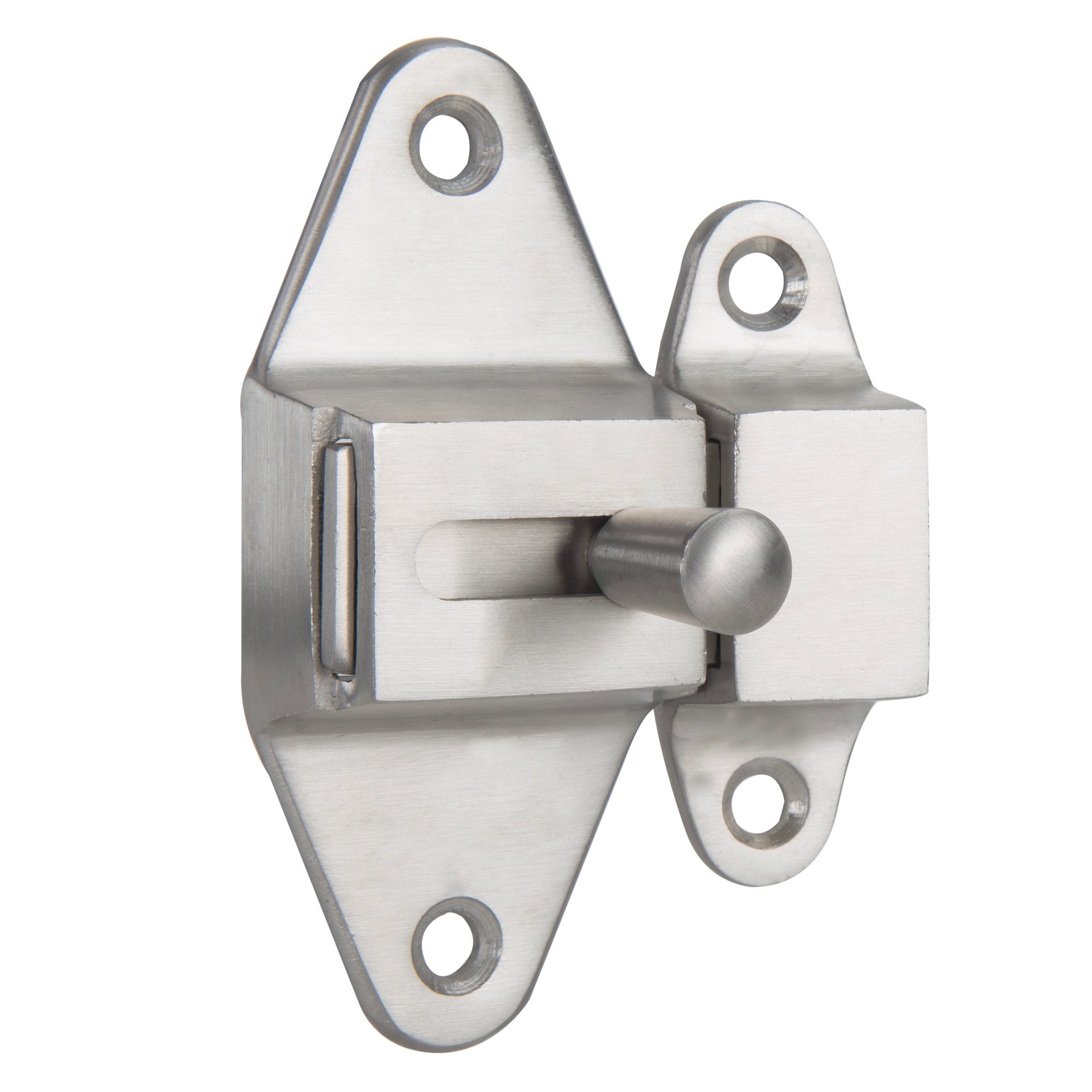 slide 1 of 6, BRINKS COMMERCIAL 2-3/4-in Stainless steel Stainless steel Slide Bolt, 1 ct