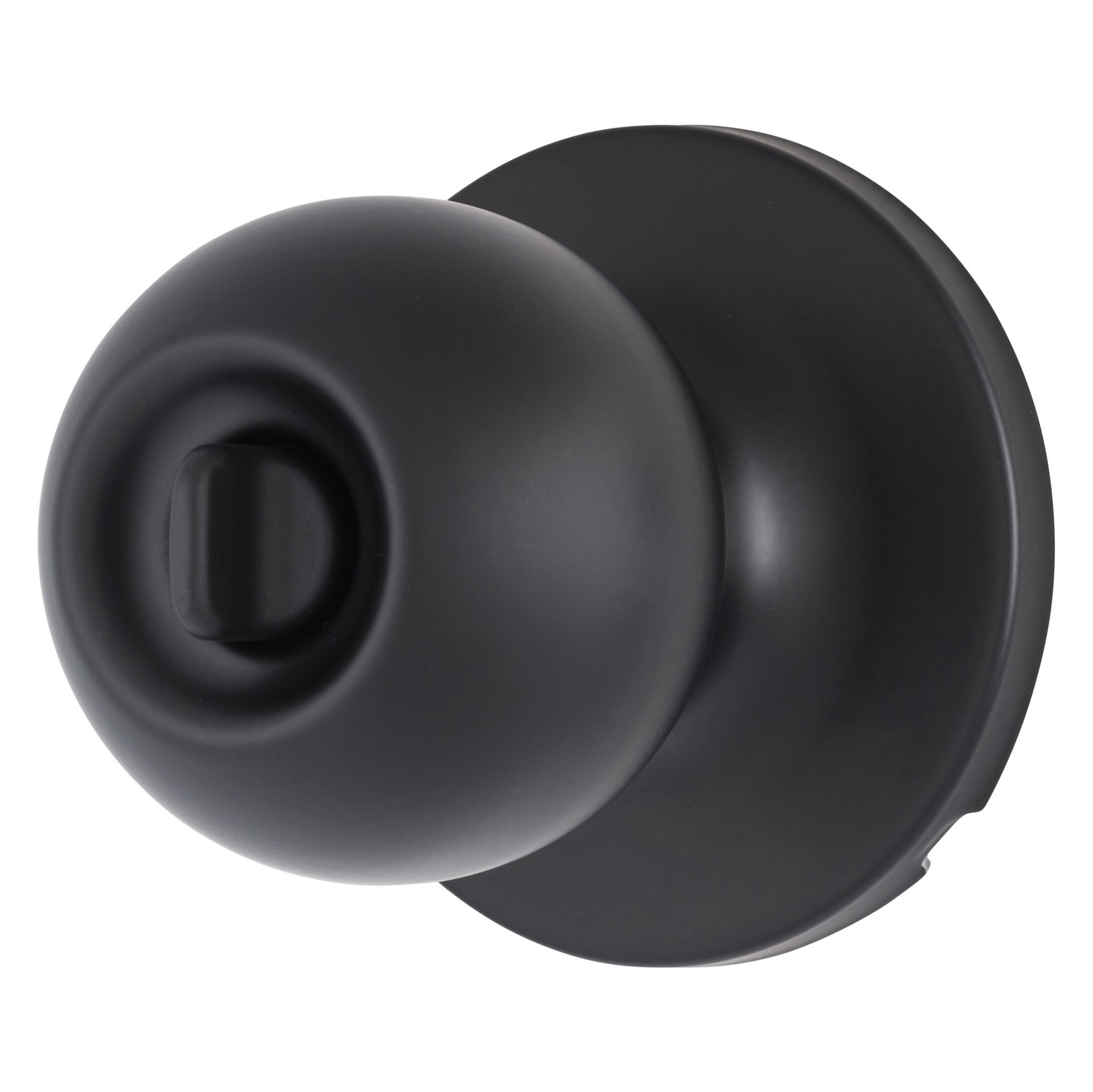 slide 2 of 6, BRINKS COMMERCIAL Light Duty Commercial Knob Matte Black Interior or Exterior Keyed Entry Door Knob, 1 ct