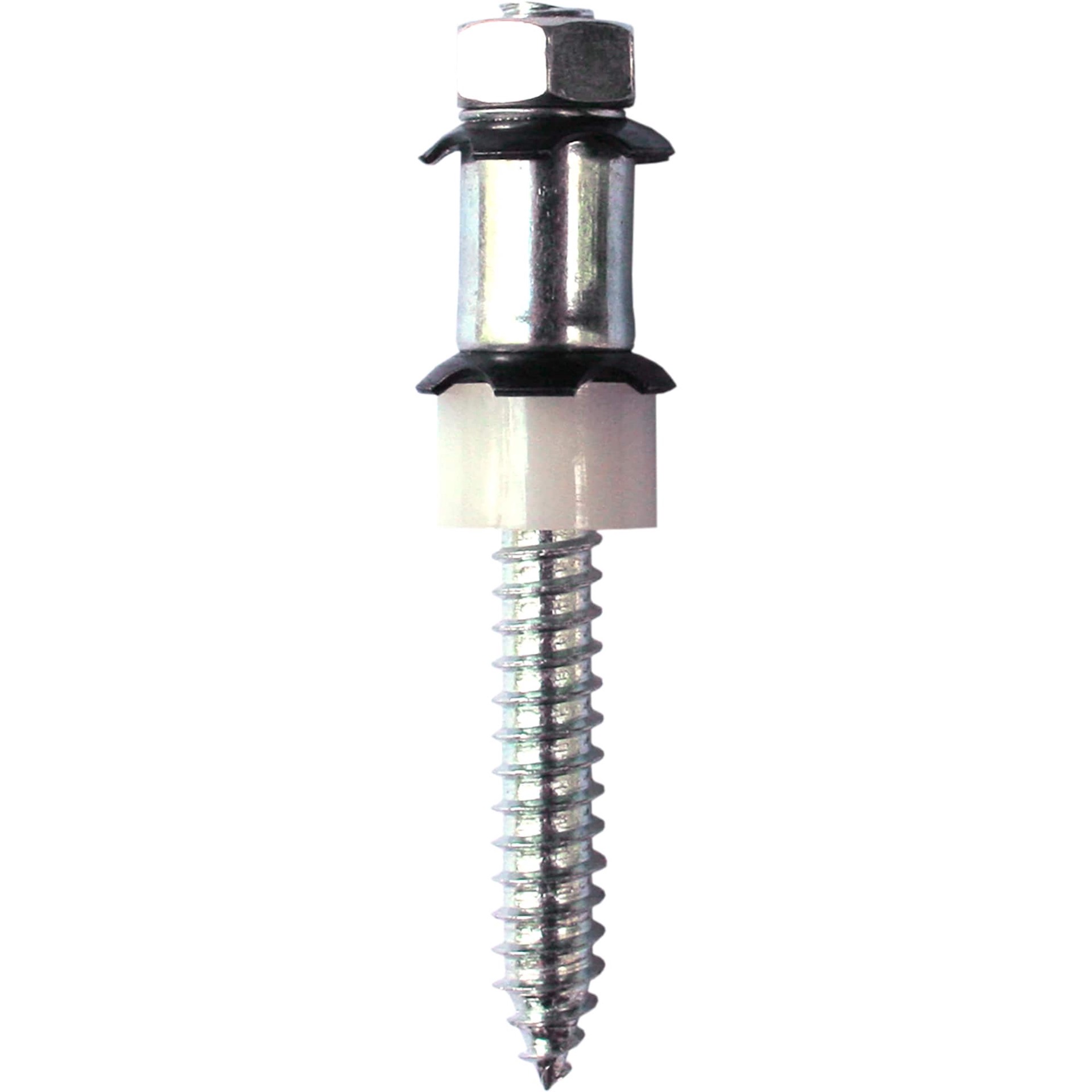 slide 1 of 6, L.J. Smith Stair Systems 2-in x 0.50-in Unfinished Steel Stair Baluster Installation hardware, 1 ct