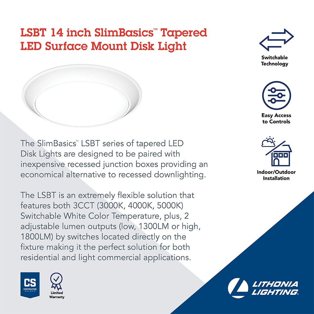 slide 2 of 6, Lithonia Lighting 2.46-in Matte Bronze Indoor/Outdoor LED Flush Mount Light ENERGY STAR, 1 ct
