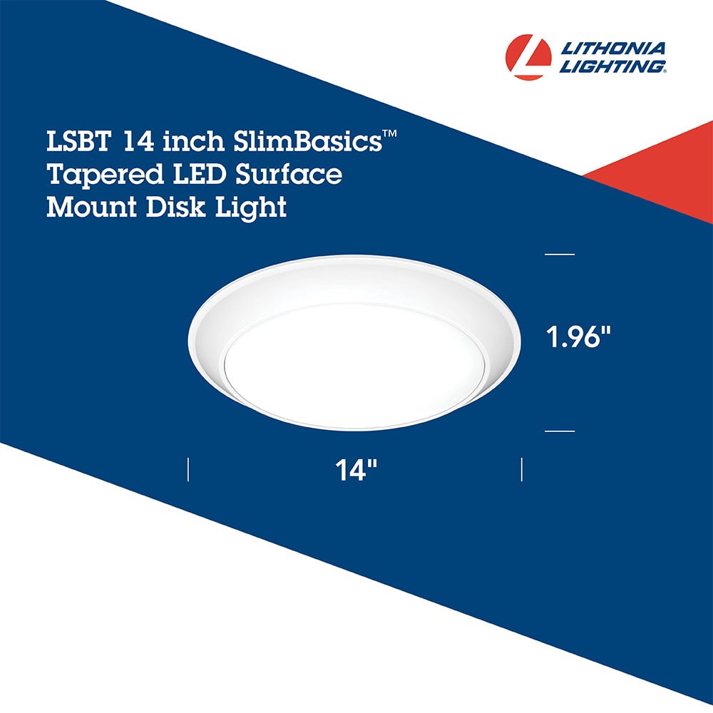 slide 6 of 6, Lithonia Lighting 2.46-in Matte Bronze Indoor/Outdoor LED Flush Mount Light ENERGY STAR, 1 ct