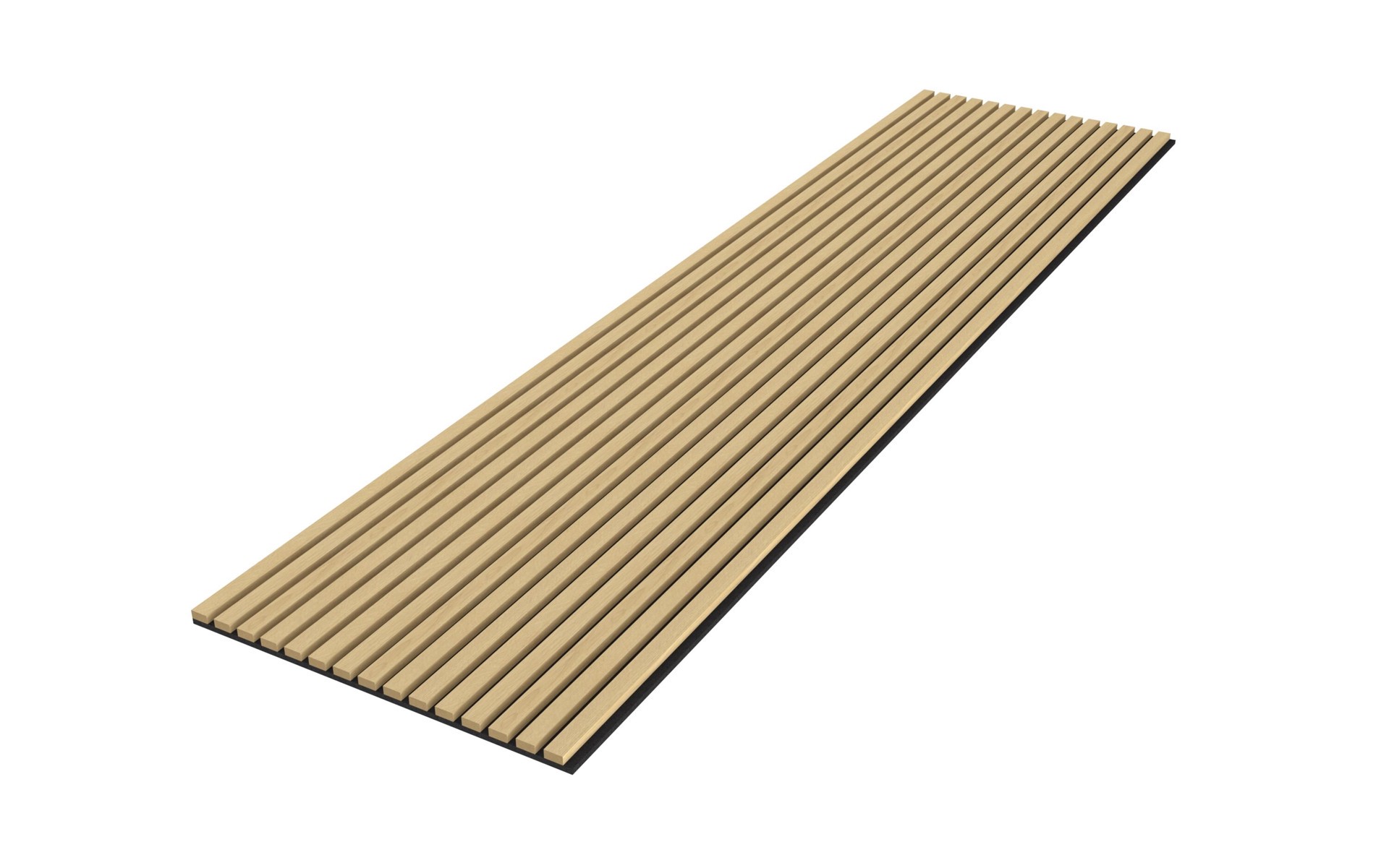 slide 1 of 5, Metrie 7.875-ft White Oak Unfinished Slat wall MDF Wall Plank ( 2 -Pack , Covers 14.7-sq ft ), 1 ct