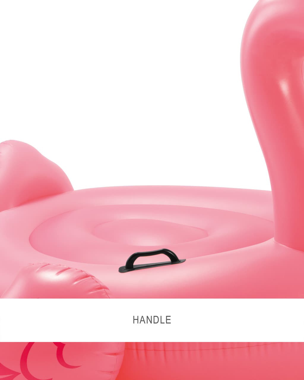 slide 2 of 5, Intex 70-in x 53-in 1 -Seat Pink Inflatable ride-on, 1 ct