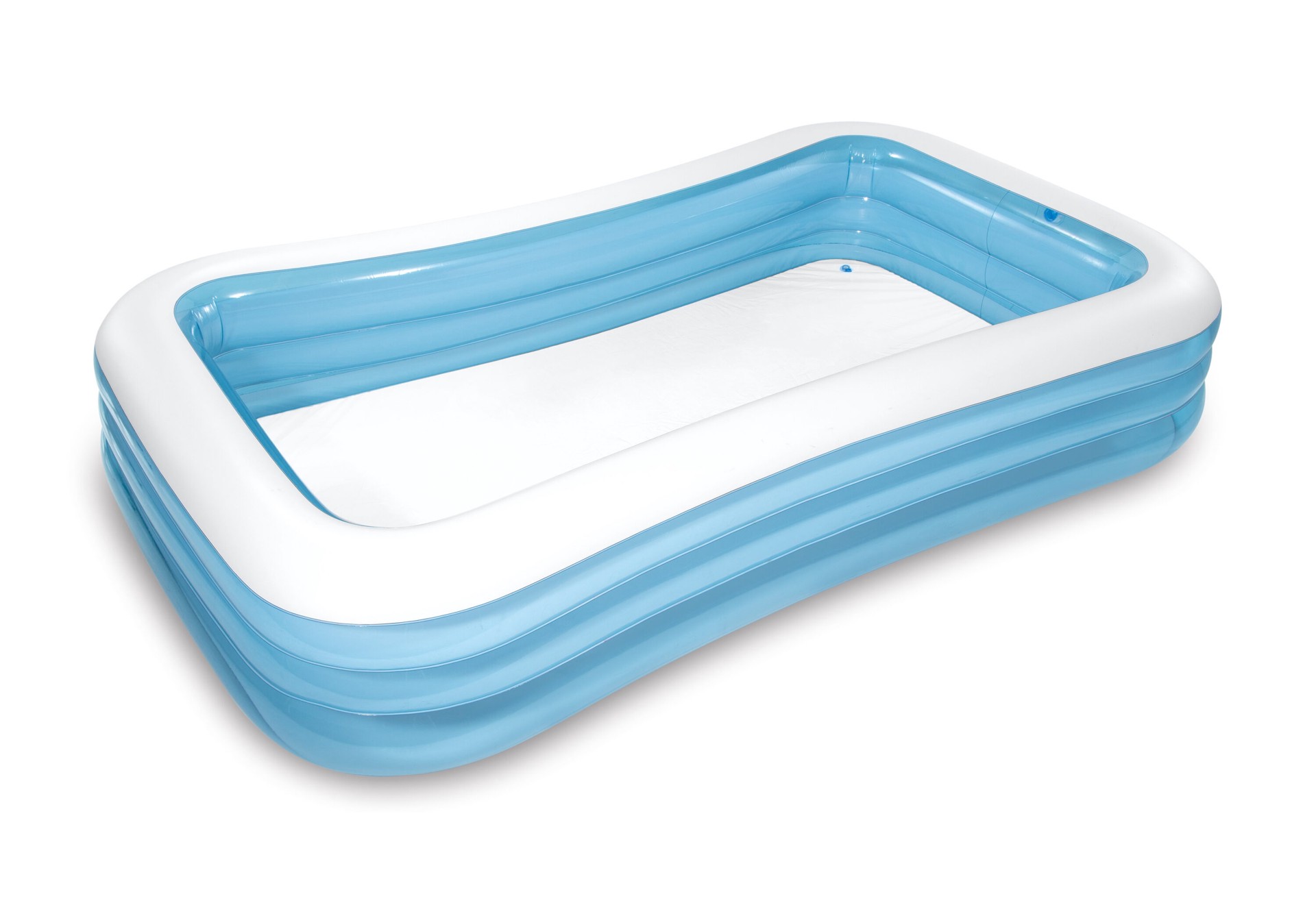 slide 1 of 3, Intex Family Pool 120-in L x 72-in W Blue Rectangle Kiddie Pool, 1 ct