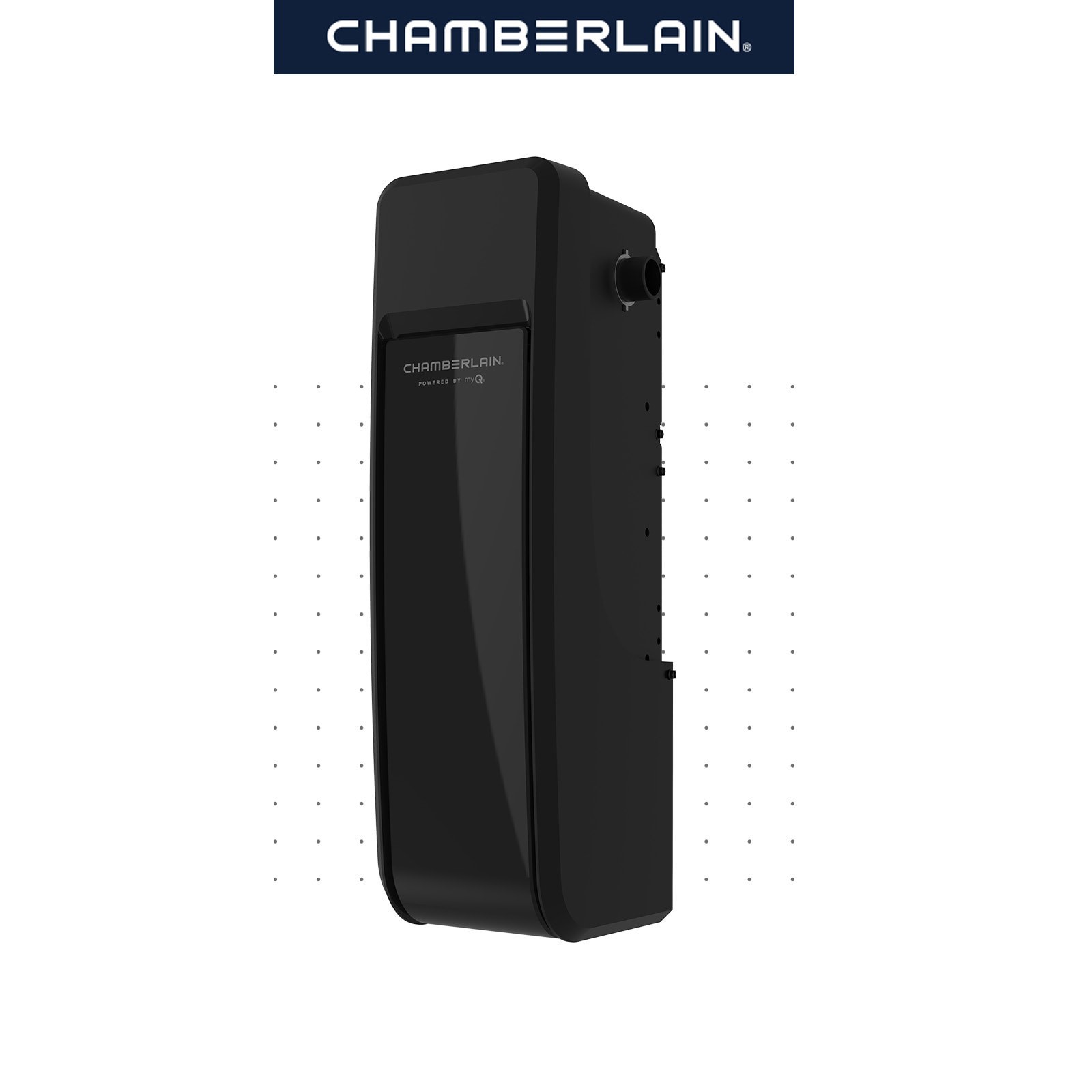 slide 5 of 6, Chamberlain myQ Wall Mount Ultra Quiet Smart Compatible Direct drive Garage Door Opener Wi-Fi Compatibility and Battery Back-Up LED Light, 1 ct