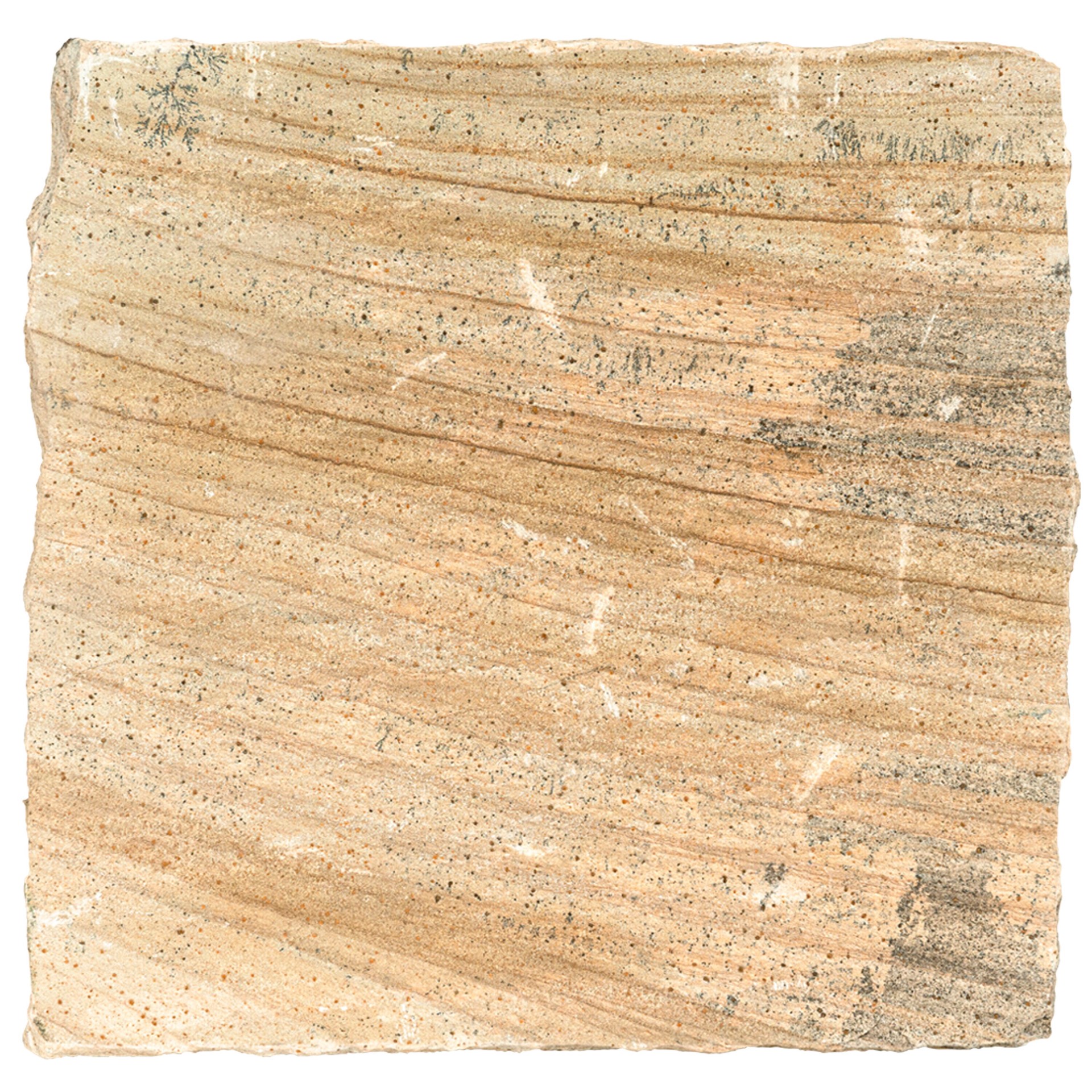 slide 4 of 6, WonderLand 12-in L x 12-in W x 1-in H Rectangle Beige Natural stone Stepping stone, 1 ct