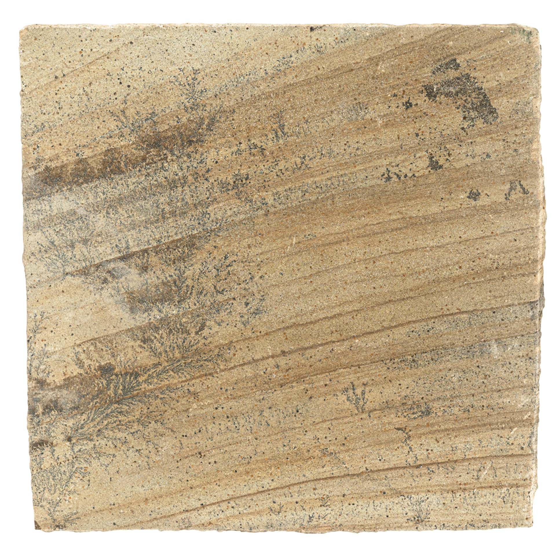 slide 5 of 6, WonderLand 12-in L x 12-in W x 1-in H Rectangle Beige Natural stone Stepping stone, 1 ct
