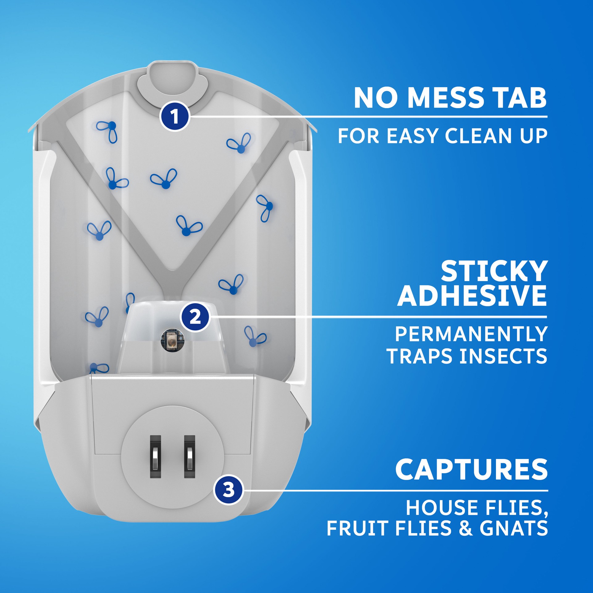 slide 4 of 6, Zevo Zevo Flying Insect Trap Indoor Glue Refill Insect Trap 4 -Pack, 1 ct