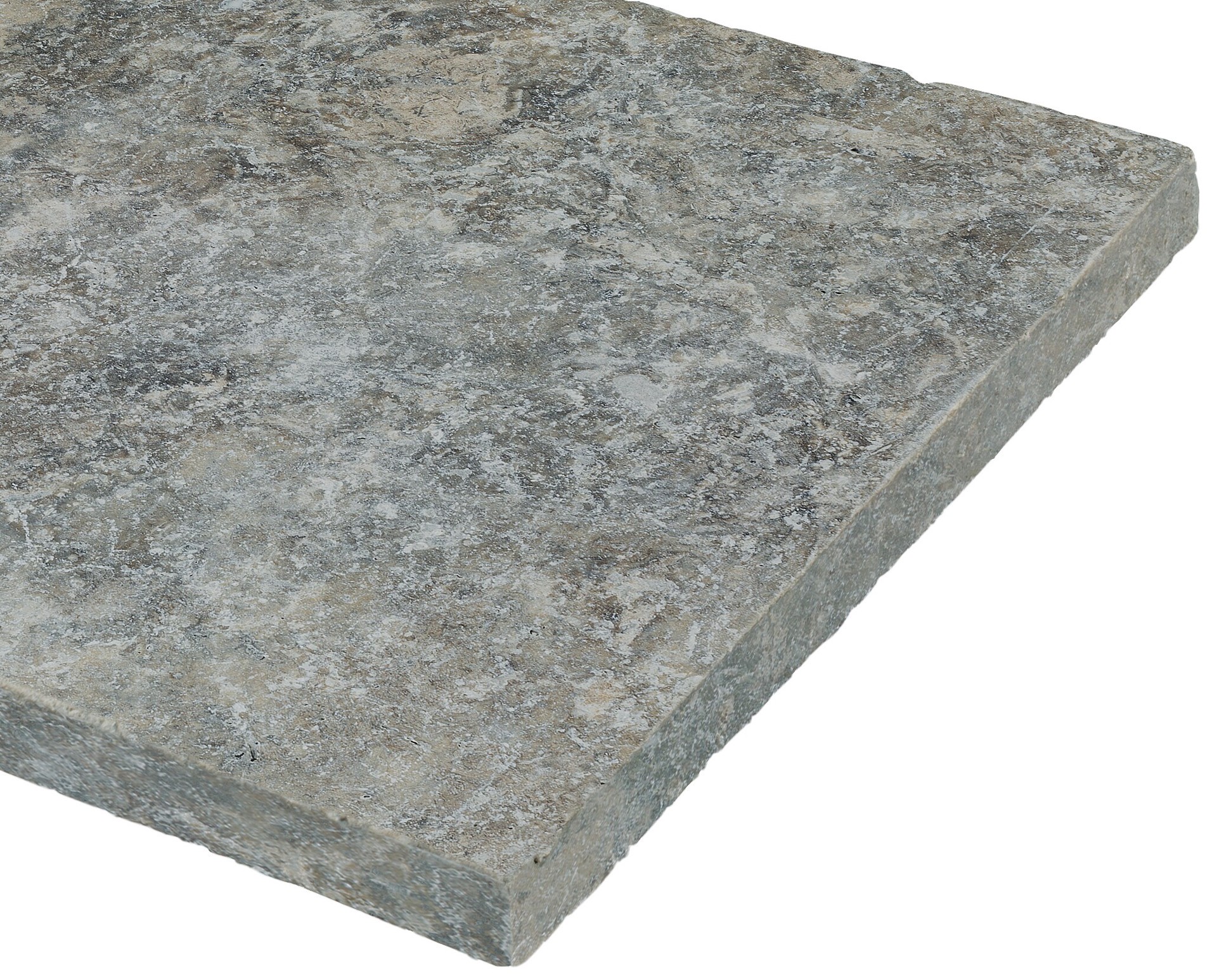 slide 3 of 6, Satori 24-in L x 16-in W x 1-in H Rectangle Coastal Gray Natural stone Patio stone, 1 ct
