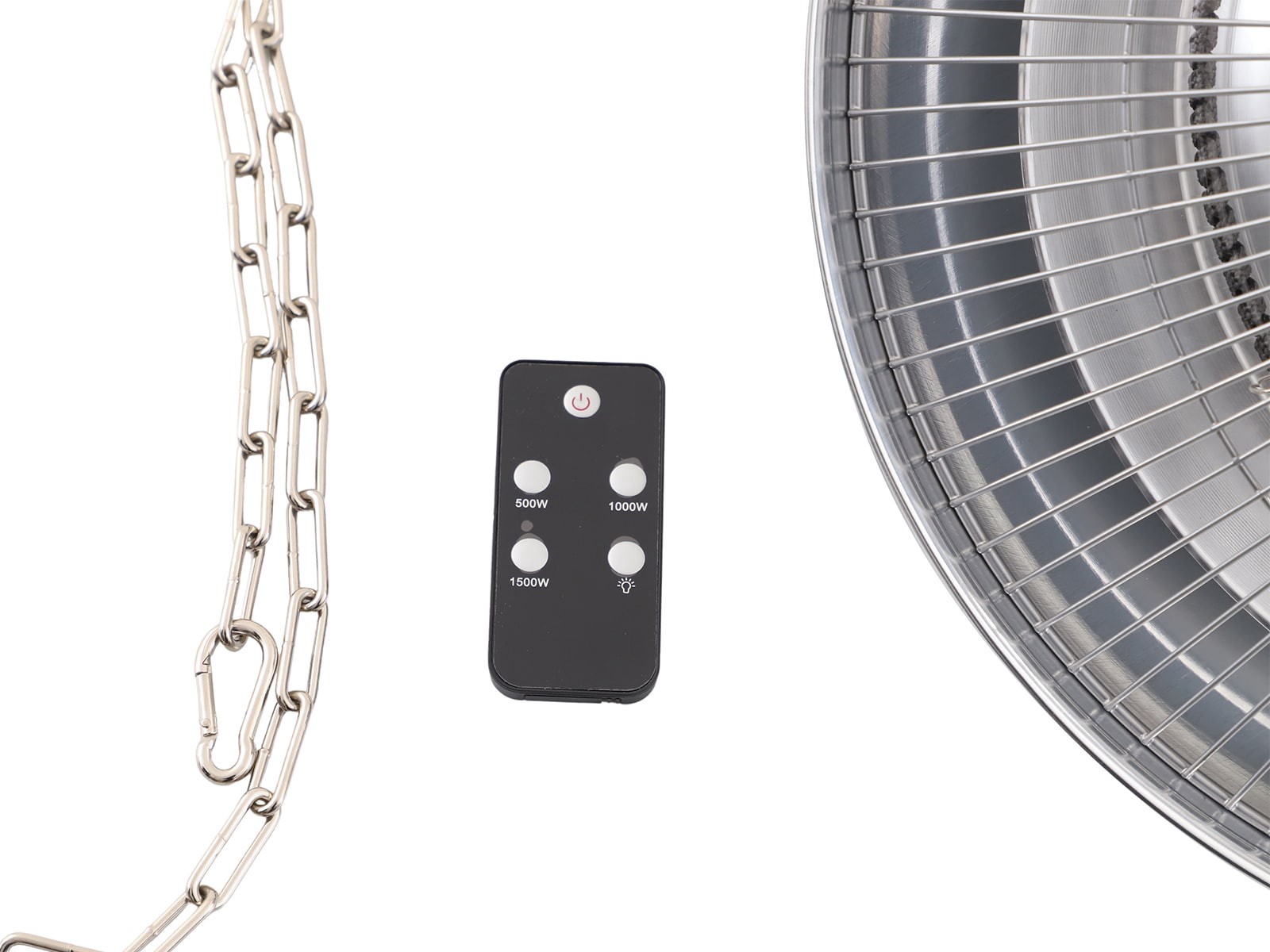slide 4 of 6, Style Selections 5118-BTU 120-Volt Silver Aluminum Electric Patio Heater, 1 ct