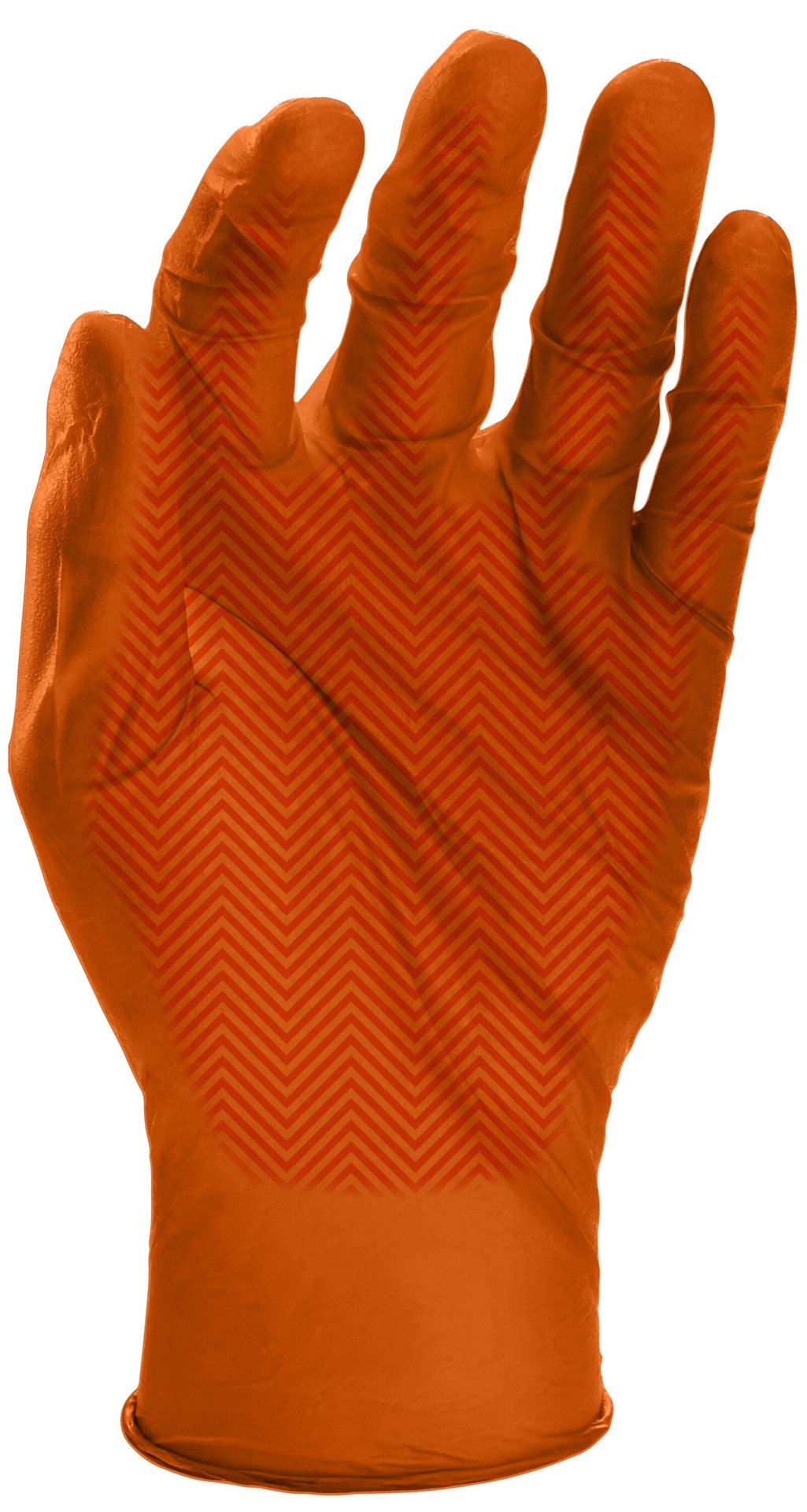 slide 4 of 5, ODEN One size fits all Orange Nitrile 6 -Pairs, 1 ct