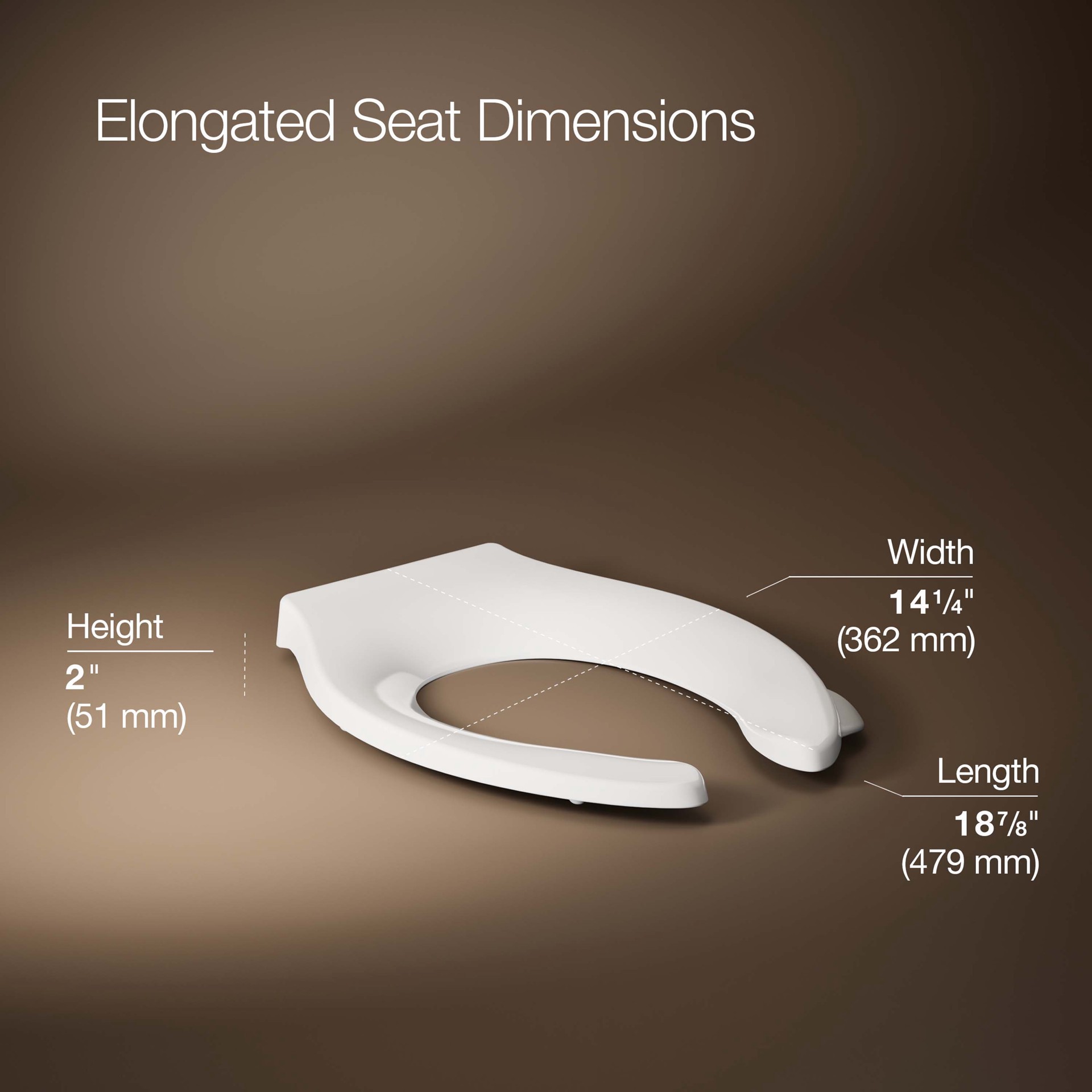 slide 2 of 6, KOHLER Stronghold Quiet-Close Plastic White Elongated Soft Close Toilet Seat, 1 ct