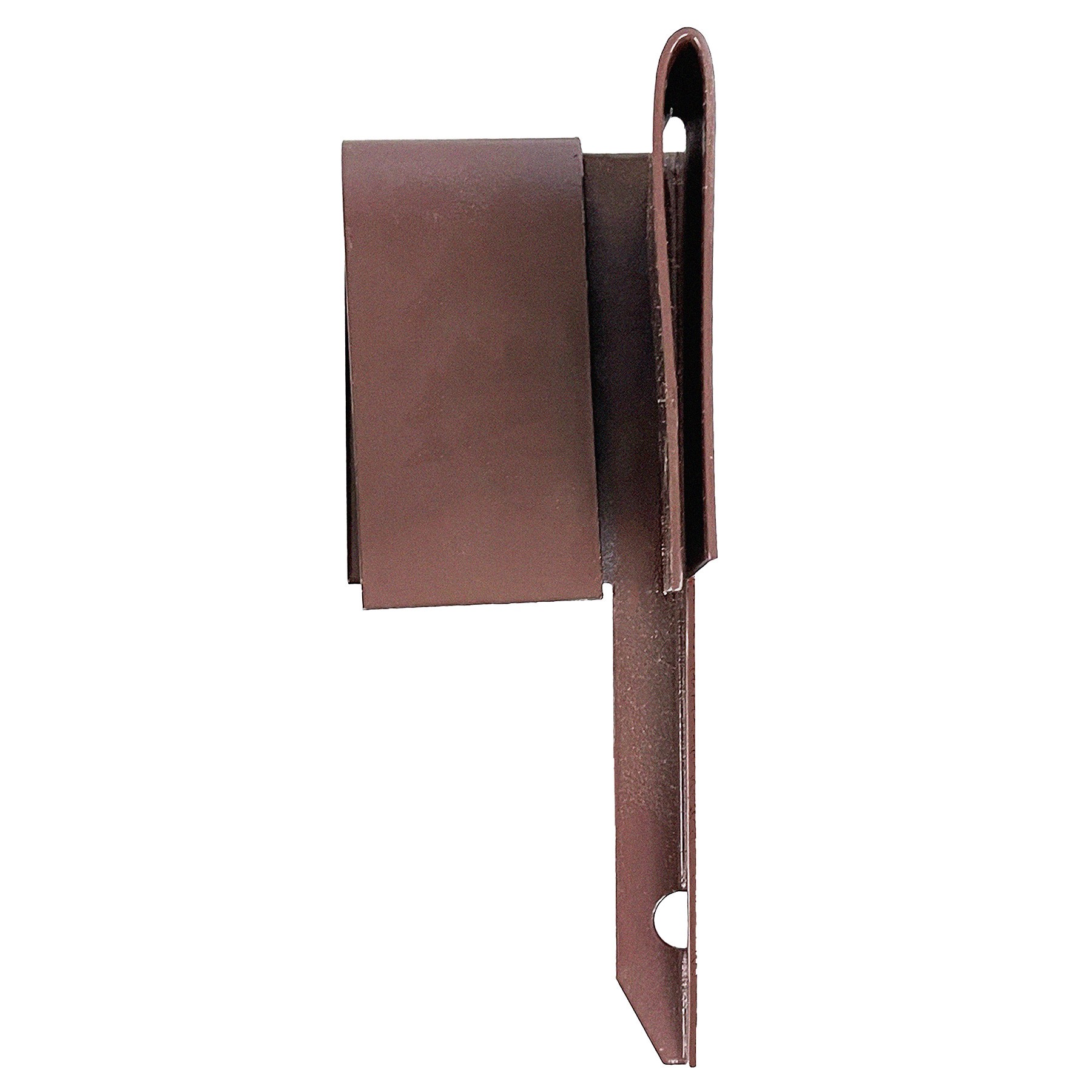 slide 1 of 6, IRONRIDGE 8.1-in Textured Brown Steel Corner edging stake, 1 ct