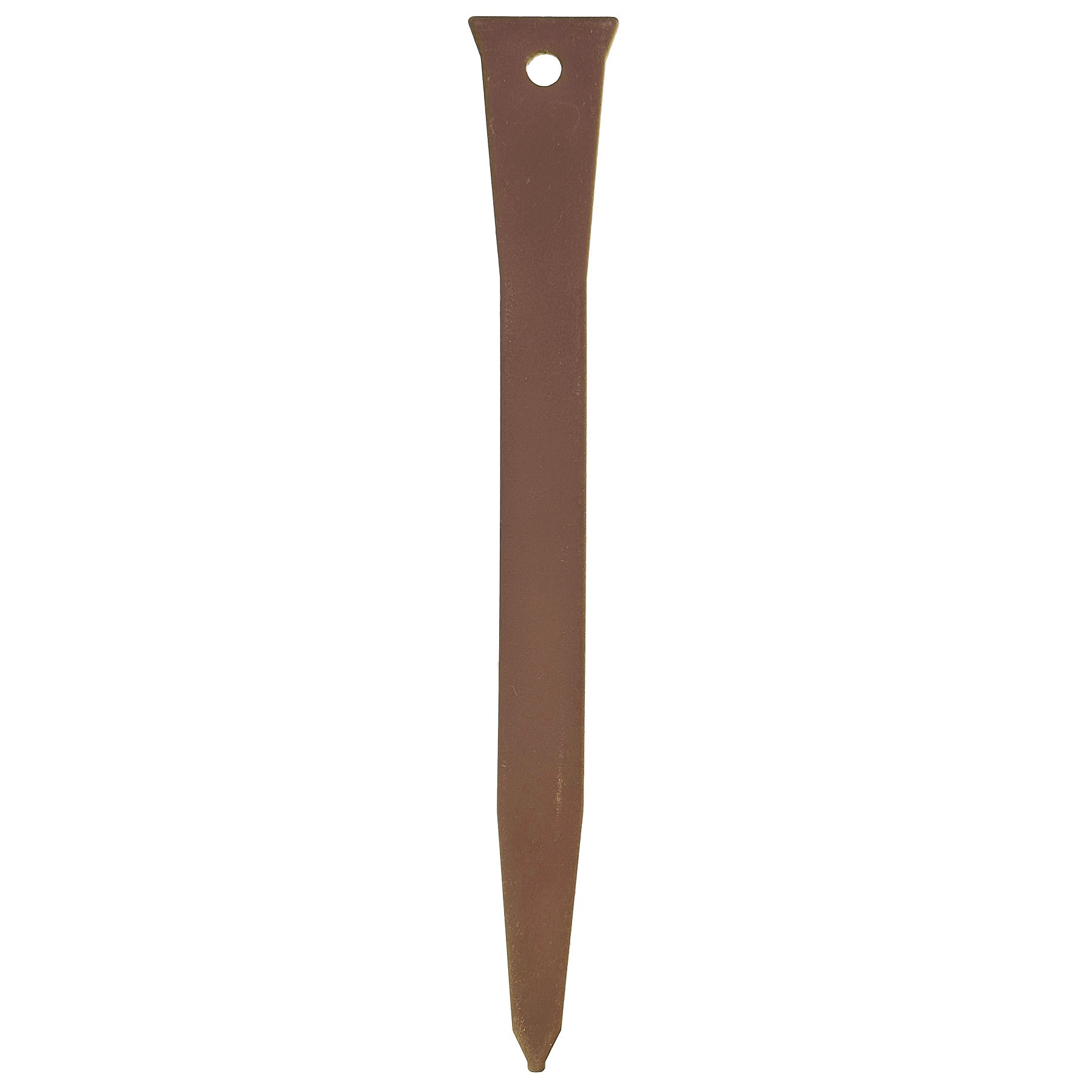 slide 1 of 6, IRONRIDGE 12-in Textured Brown Steel Edging stake, 1 ct