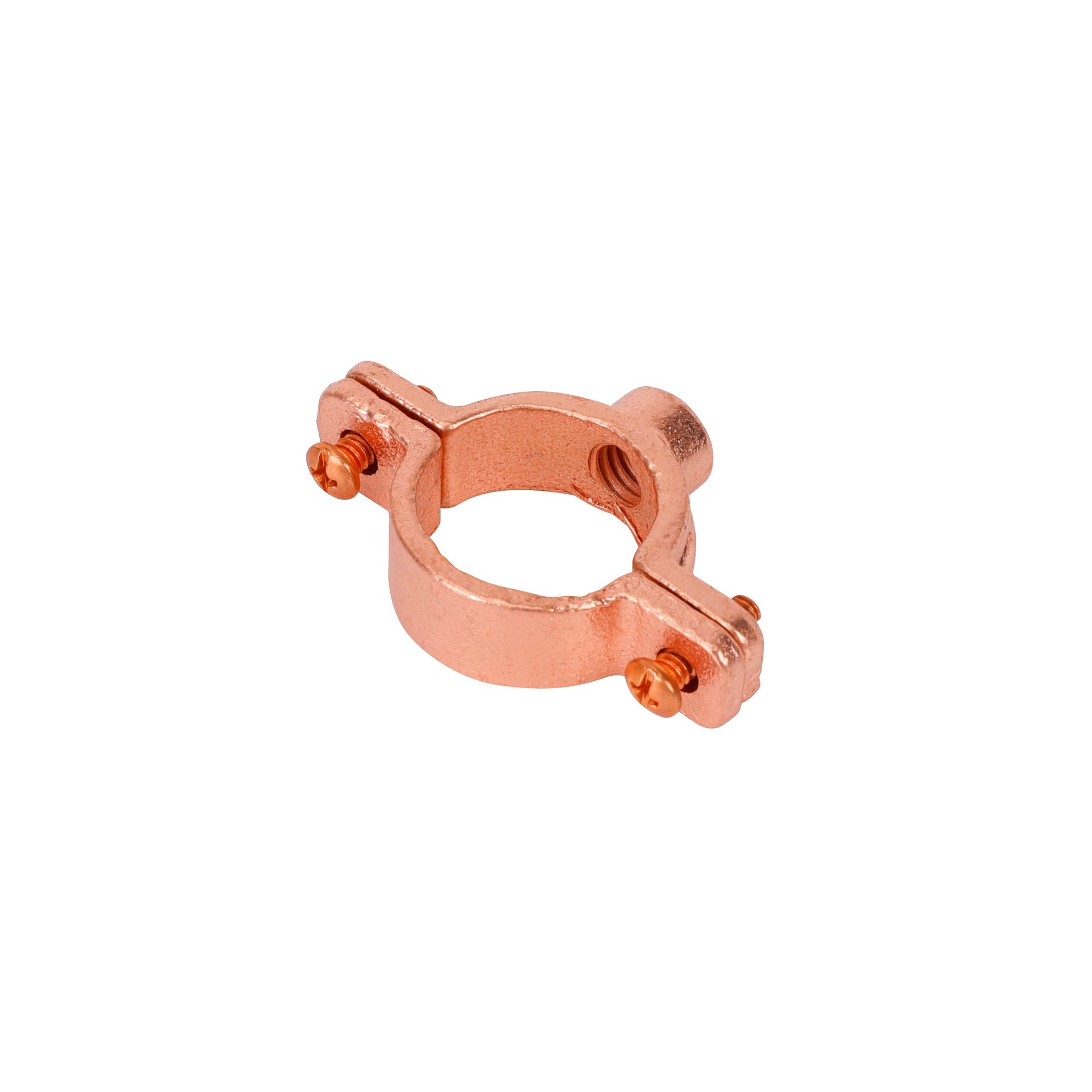 slide 1 of 4, RELIABILT 1-in to 1-in dia Copper plated steel Split ring hanger, 1 ct