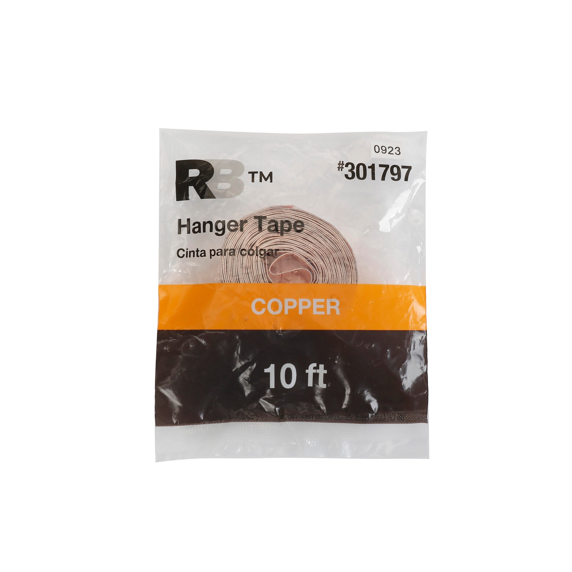 slide 5 of 5, RELIABILT 1/2-in to 4-in dia Copper plated steel Hanger iron, 1 ct