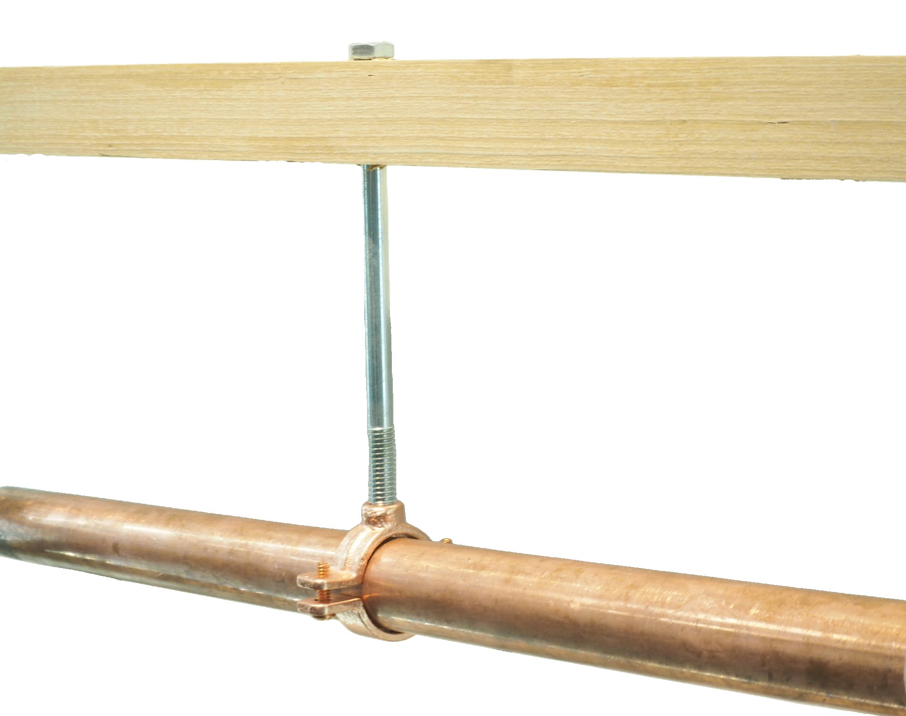 slide 2 of 4, RELIABILT 1/2-in to 1/2-in dia Copper plated steel Split ring hanger, 1 ct