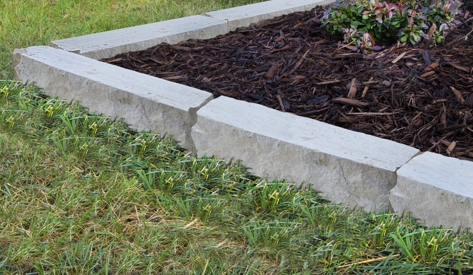 slide 5 of 5, Oldcastle 14-in L x 4-in W x 4-in H Limestone Concrete Straight edging stone, 1 ct