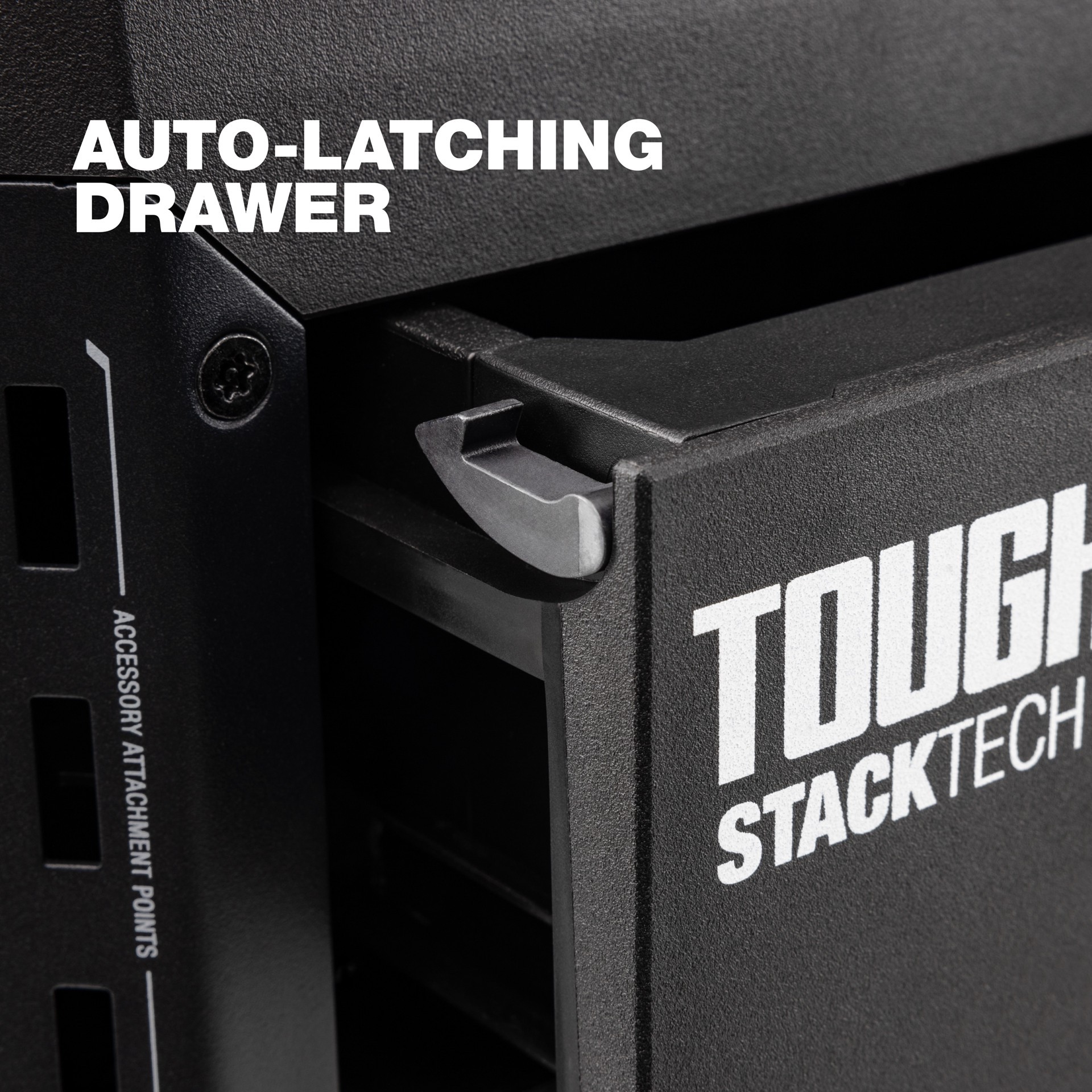 slide 6 of 6, TOUGHBUILT STACKTECH 21-in W x 8.8-in H x 16-in D Plastic/Metal Tool Box, 1 ct