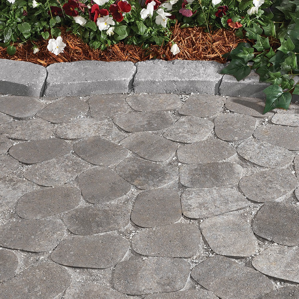slide 2 of 5, Pavestone 6-in L x 4-in W x 2-in H Irregular Graphite Concrete Paver, 1 ct