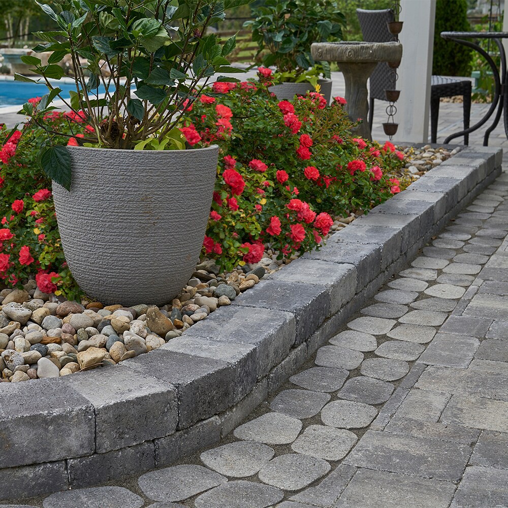 slide 3 of 5, Pavestone 6-in L x 4-in W x 2-in H Irregular Graphite Concrete Paver, 1 ct