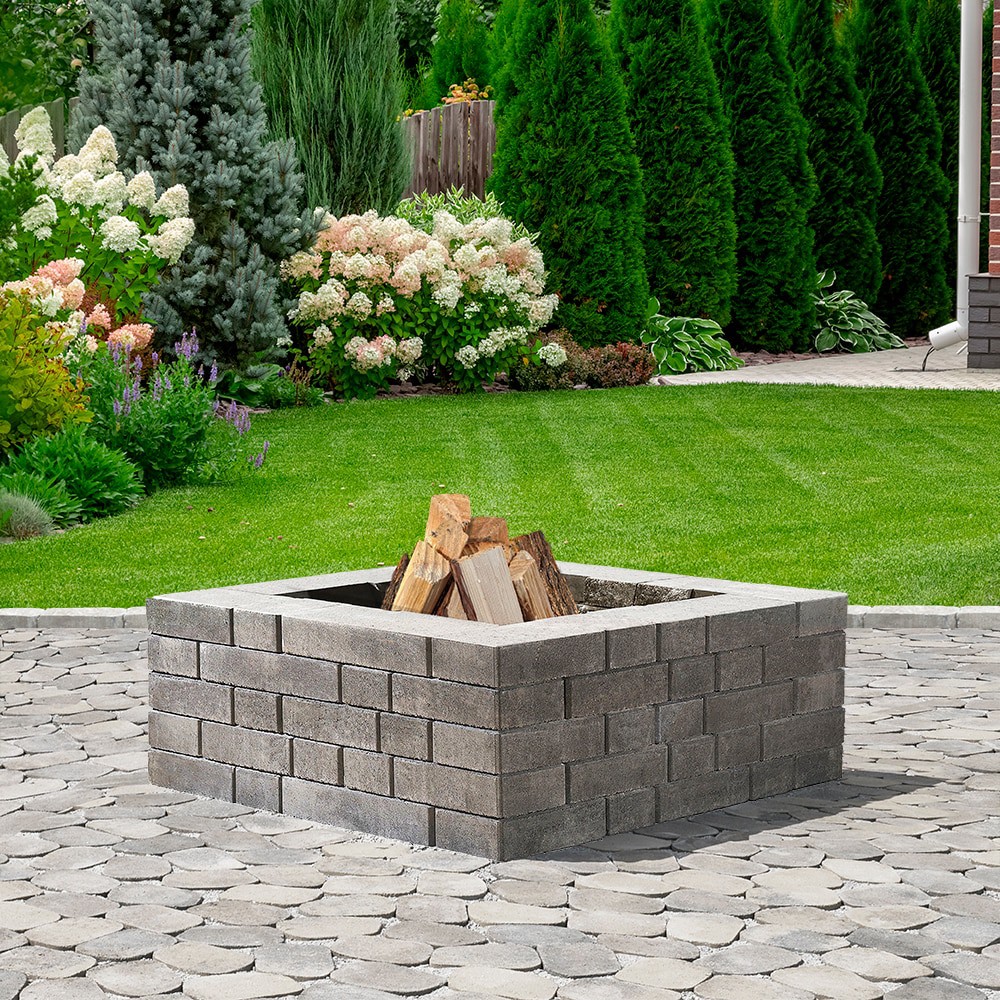 slide 5 of 5, Pavestone 6-in L x 4-in W x 2-in H Irregular Graphite Concrete Paver, 1 ct