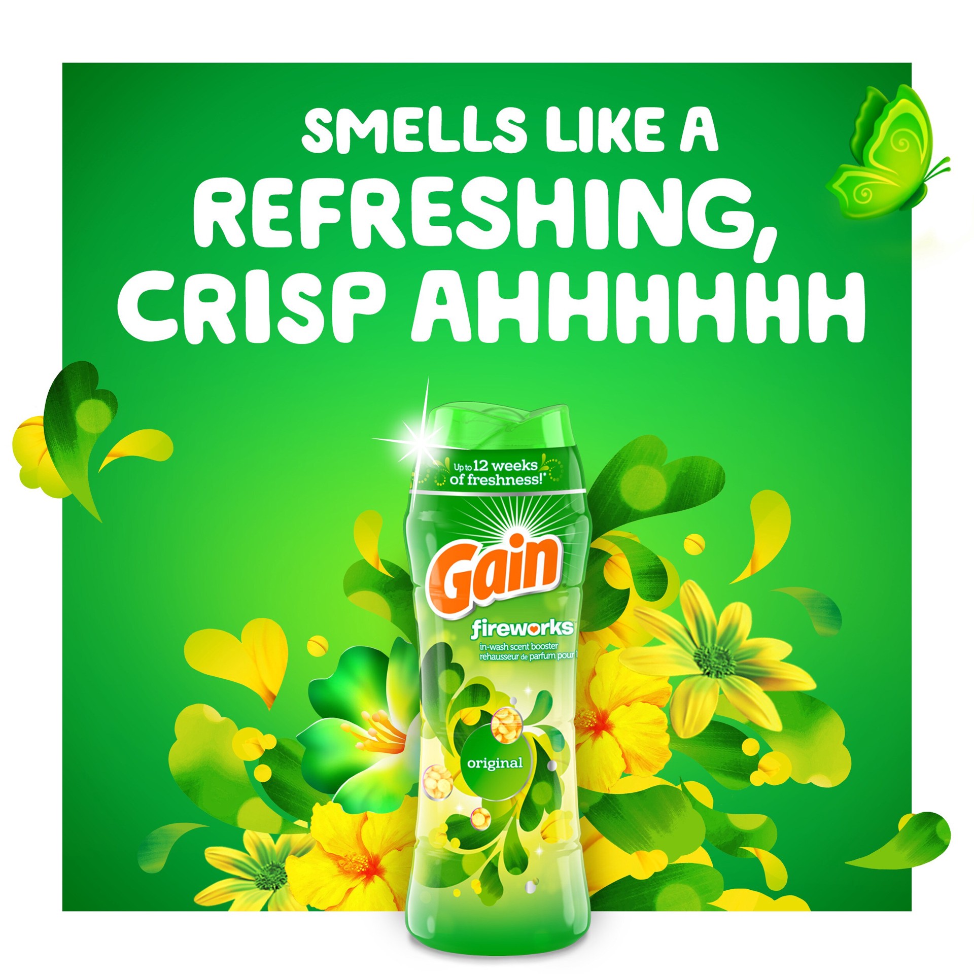 slide 3 of 6, Gain Fireworks Beads Original Scent Booster 24-oz, 1 ct