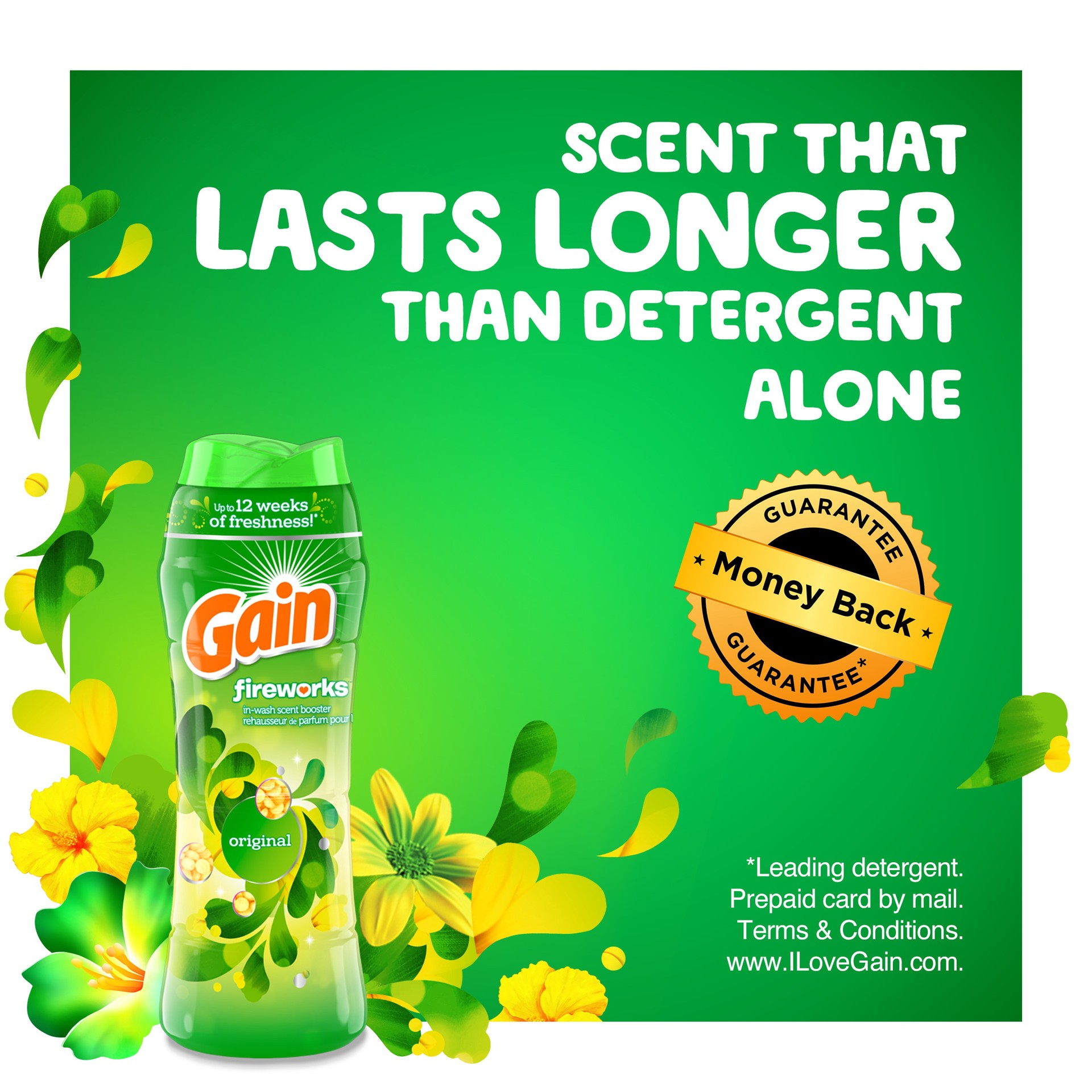 slide 4 of 6, Gain Fireworks Beads Original Scent Booster 24-oz, 1 ct